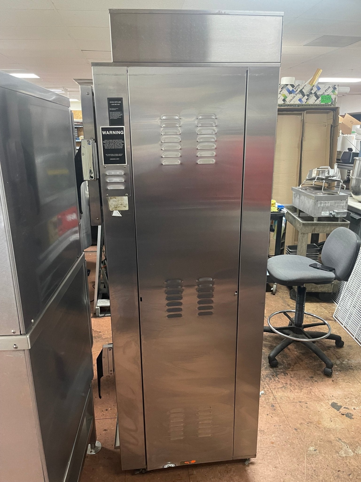 Used NU - VU SUB - 123P Double Deck Digital Commercial Electric Oven Proofer Combo 220V - Falcon Restaurant Supply - 6
