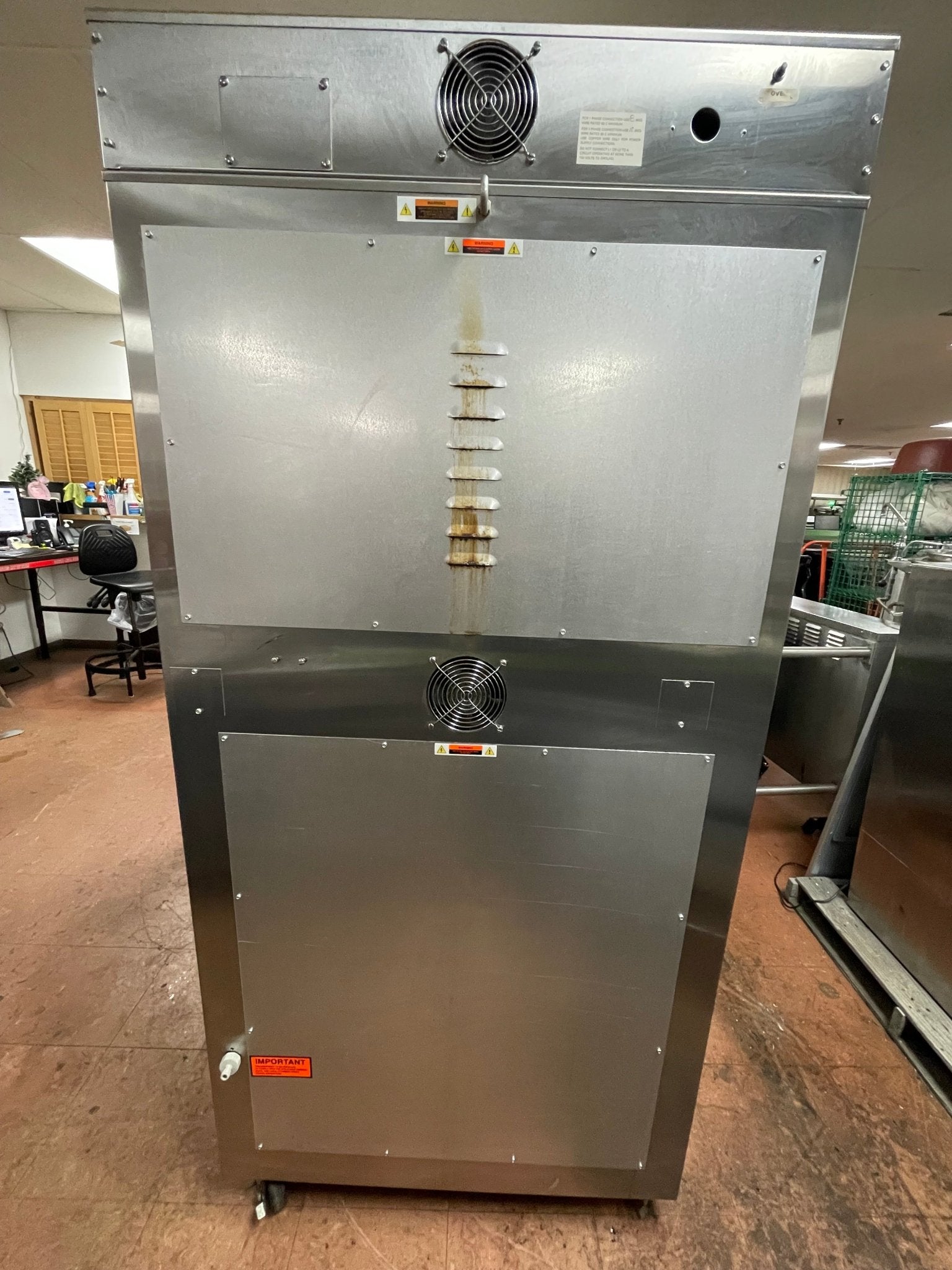Used NU - VU SUB - 123P Double Deck Digital Commercial Electric Oven Proofer Combo 220V - Falcon Restaurant Supply - 8