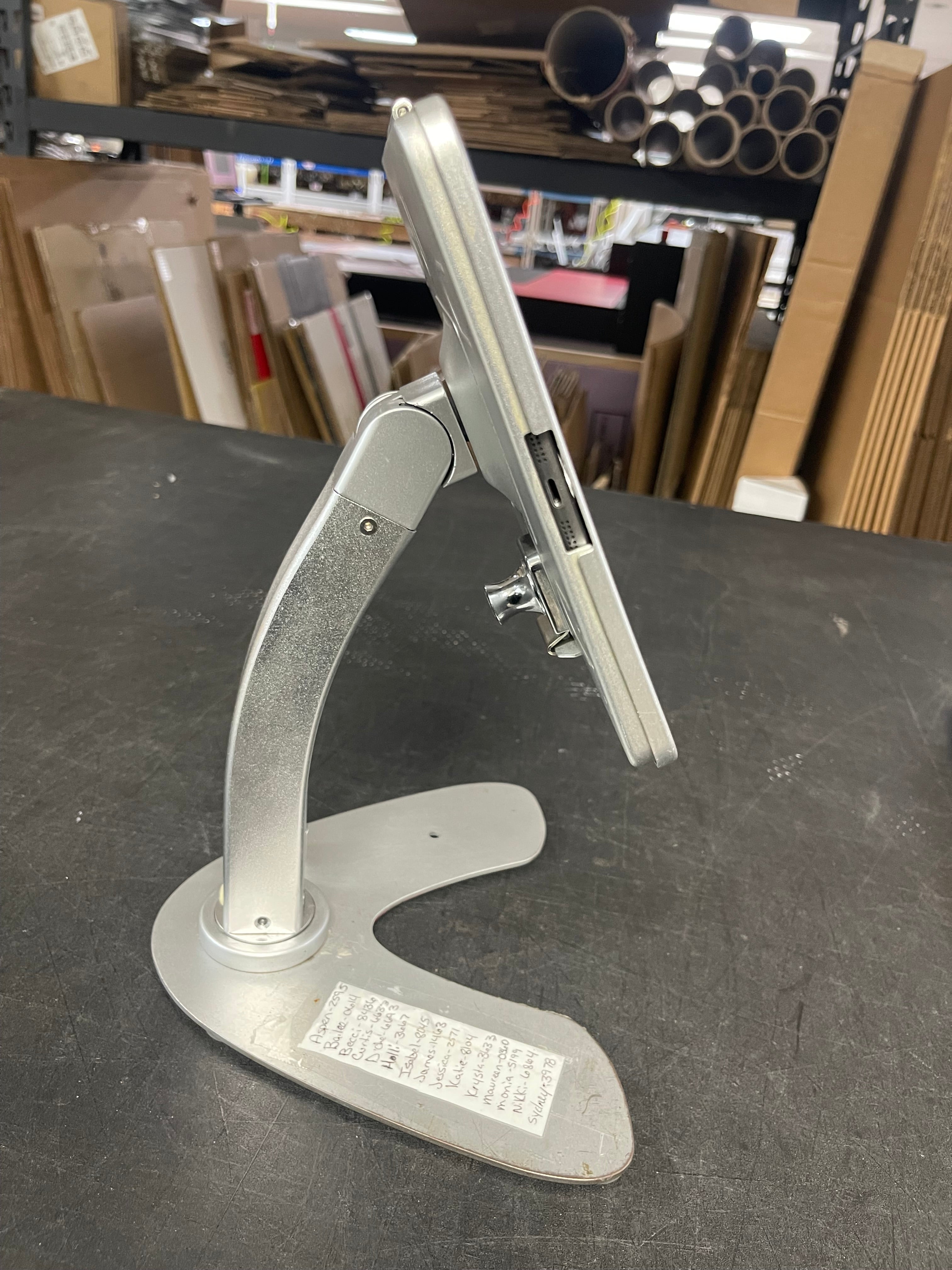 Used 9.7 Inch Apple Ipad Air Tablet POS Terminal and Locking Stand - No Key