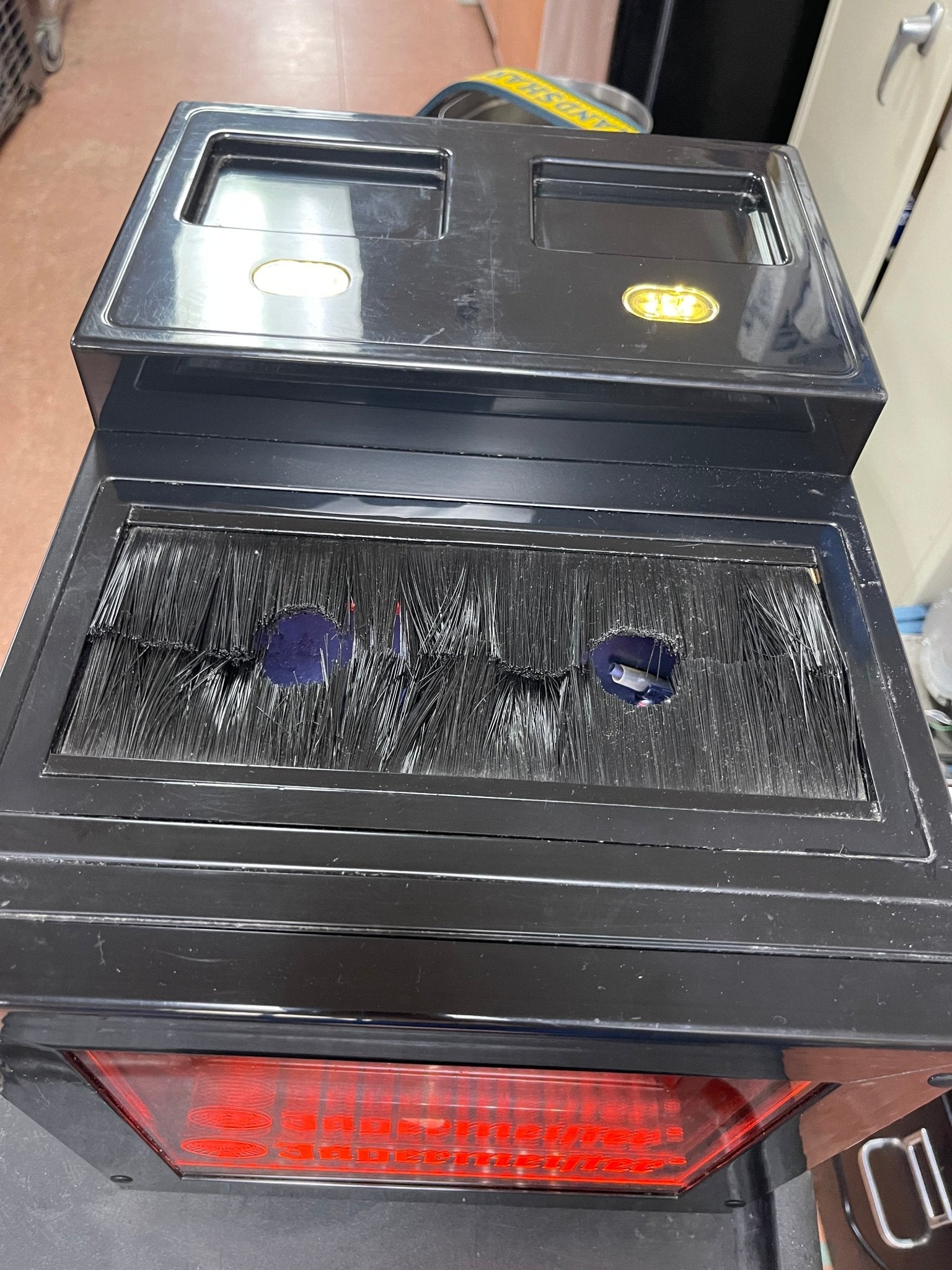 Used Jagermeister Speed Pour Shot Freezer 2 Bottle Commercial Bar 120V - Shir - Falcon Restaurant Supply - 3