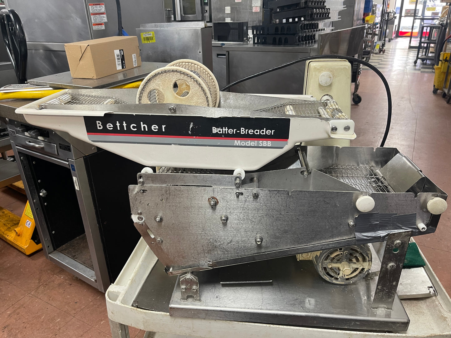 Used Bettcher SBB-1 Commercial Automatic Batter Breading Machine 120V