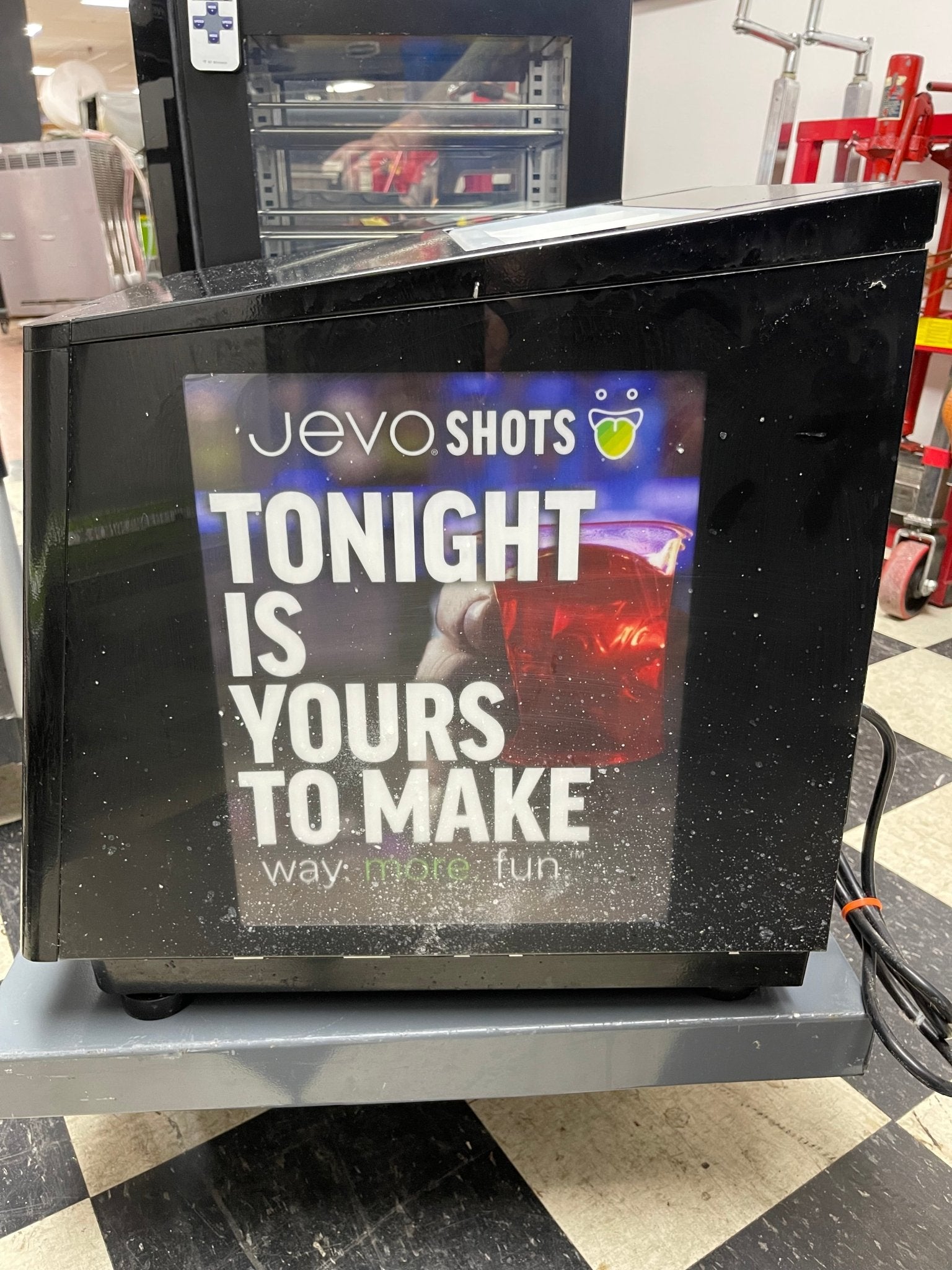 Used JEVO Commercial Automatic Jello Shot Bar Machine, Cooler and Accessories - Shir - Falcon Restaurant Supply - 13