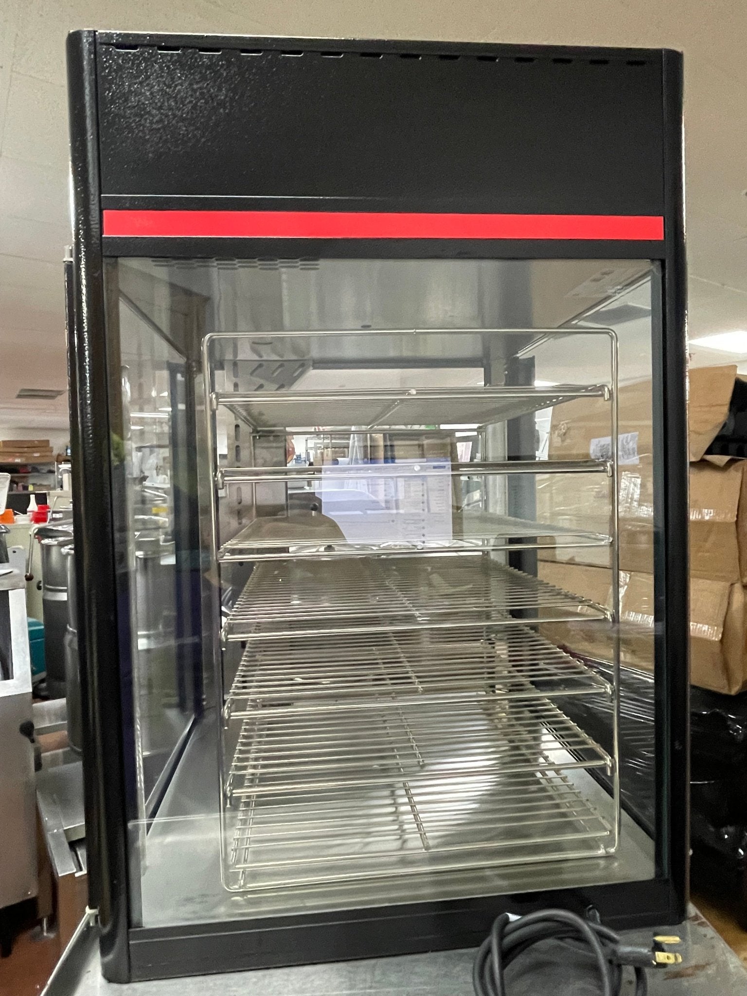Used Hatco FSDT - 2X Tall Two Door Warming Display Merchandiser w/ Rack - 120V - Falcon Restaurant Supply - 9