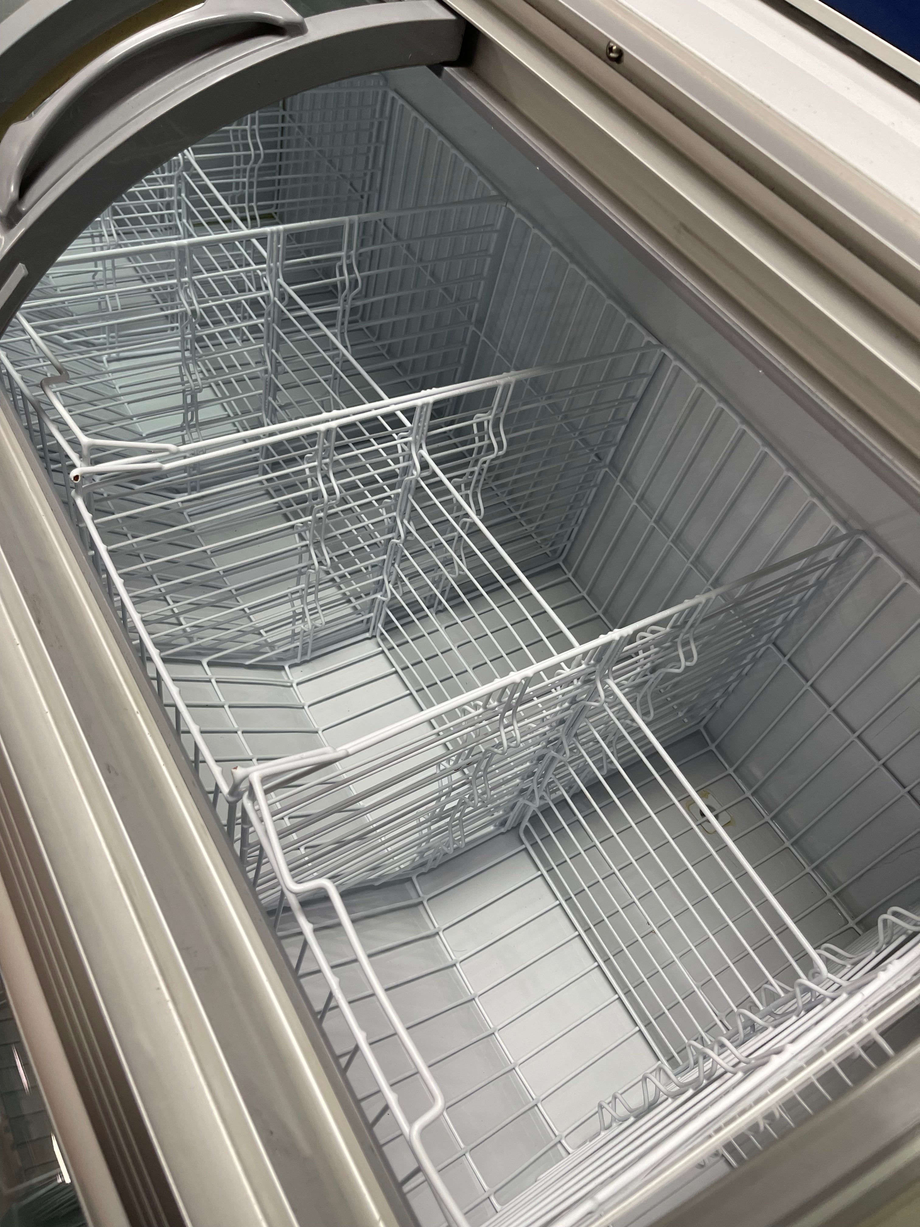 Used Excellence DS-48 Double Stack Ice Cream Freezer Merchandising Display 120V - JS