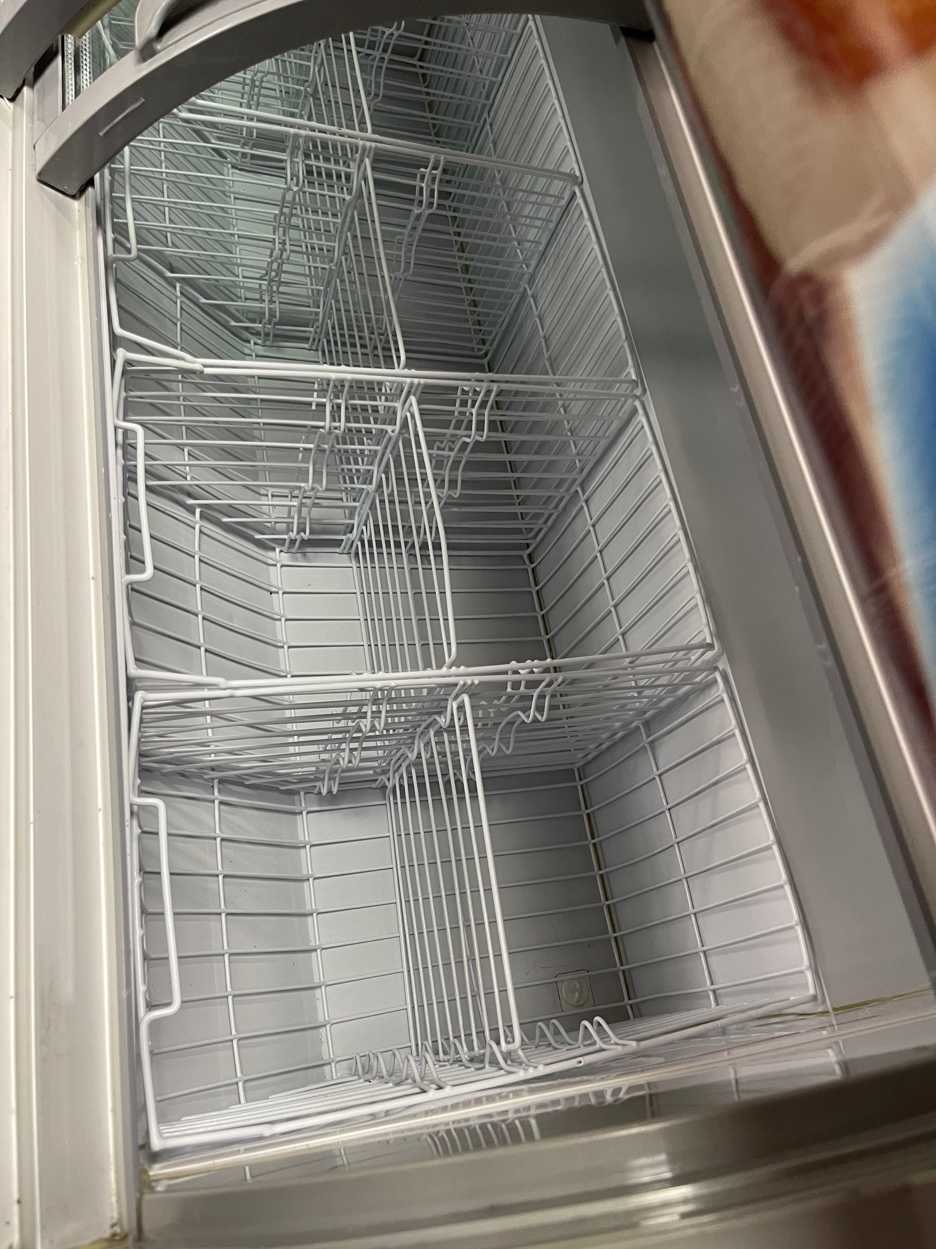 Used Excellence DS-48 Double Stack Ice Cream Freezer Merchandising Display 120V - JS