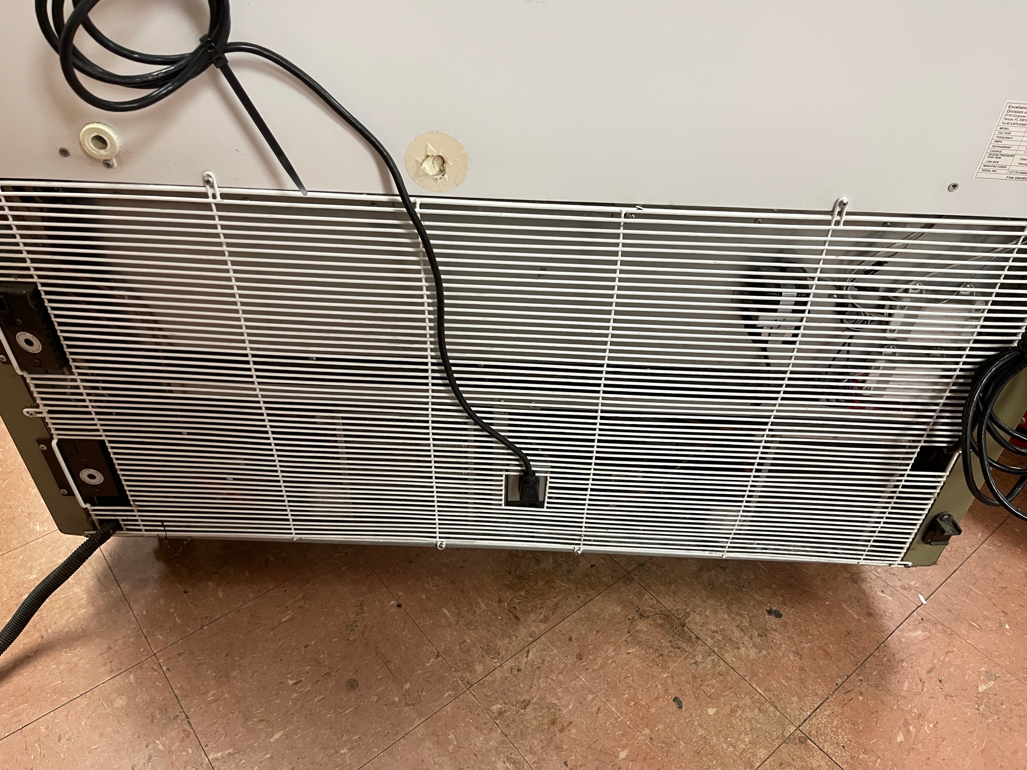 Used Excellence DS-48 Double Stack Ice Cream Freezer Merchandising Display 120V - JS