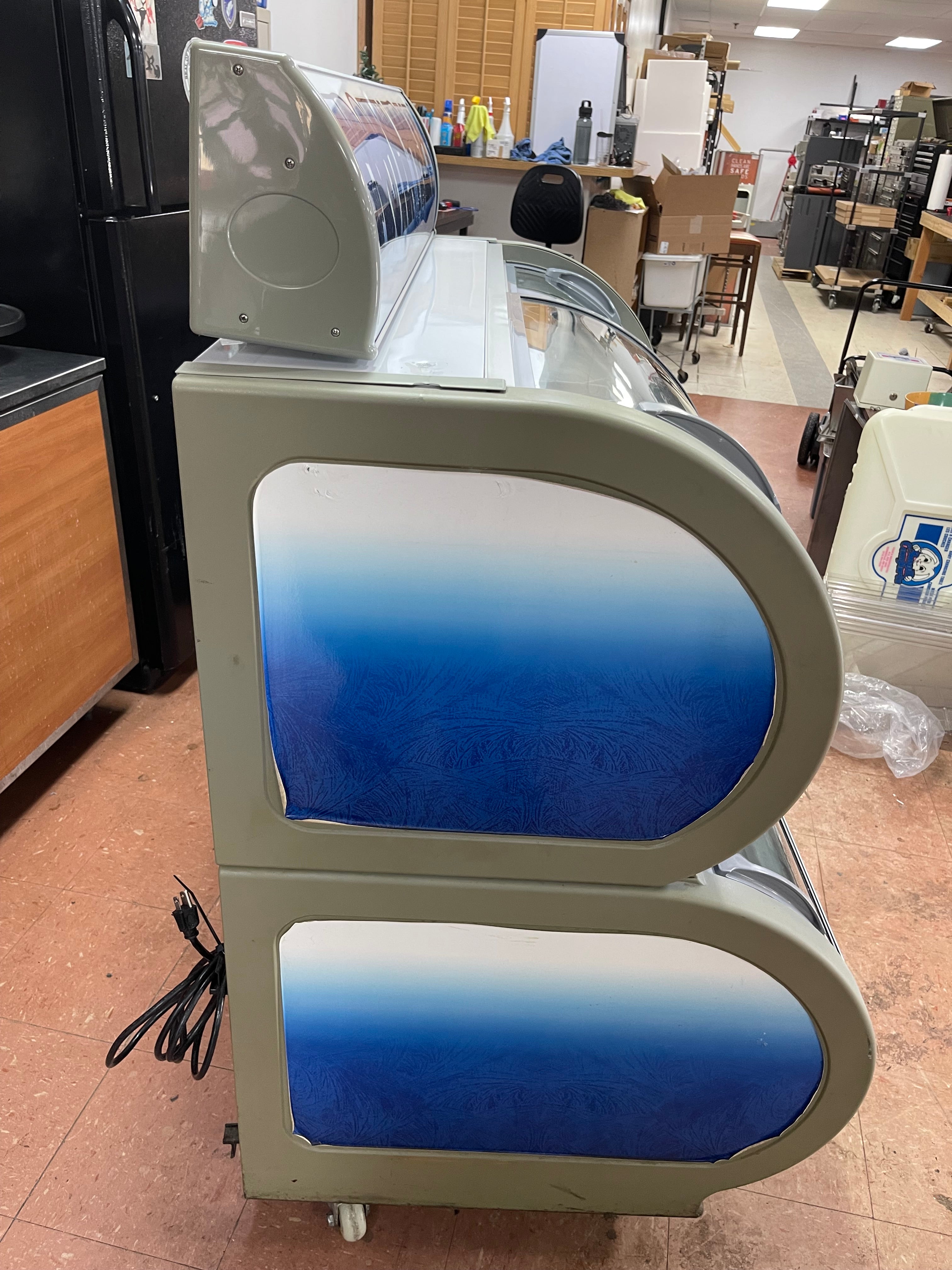 Used Excellence DS-48 Double Stack Ice Cream Freezer Merchandising Display 120V - JS