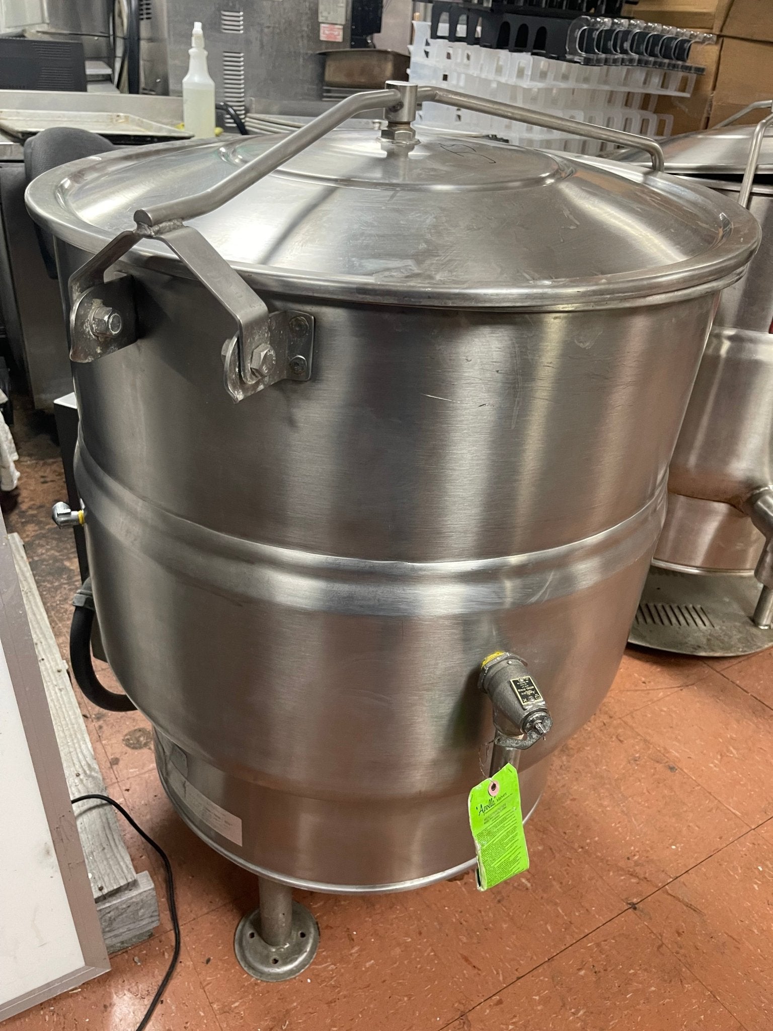 Used 2006 Market Forge F - 40LE Stationary Jacketed Steam Kettle 40 Gallon 208V 3 Phase - Falcon Restaurant Supply - 3