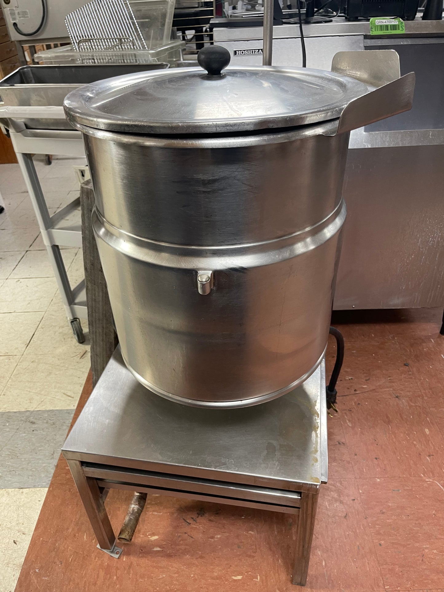 Used Cleveland KET-12-T 12 Gallon Tilting 2/3 Steam Jacketed Electric Kettle 208V 3Phase