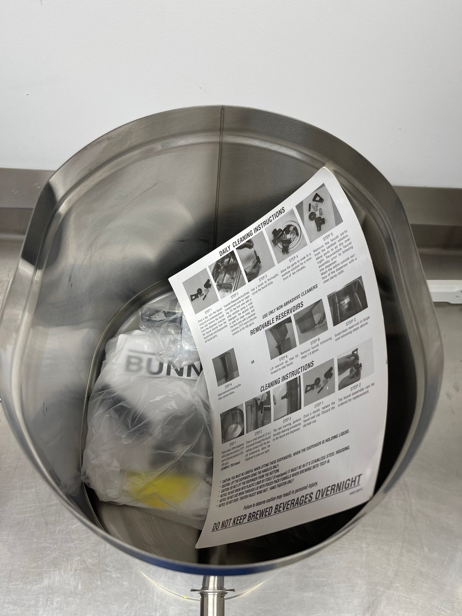 New BUNN TDO - 4 Commercial Iced Tea Dispenser Urn w/Solid Lid - Shir - Falcon Restaurant Supply - 10