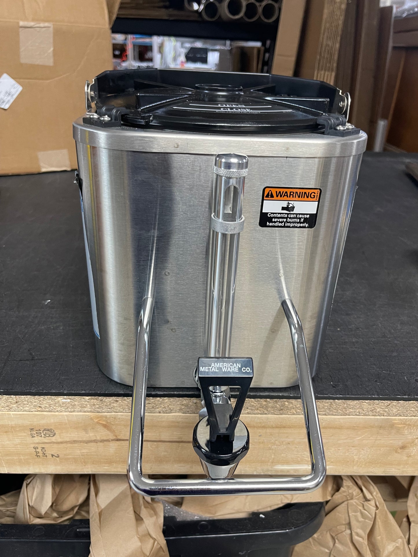 New Grindmaster Cecilware ACS-LLST 1.5 Gallon Coffee Server Dispenser with Locking Lid