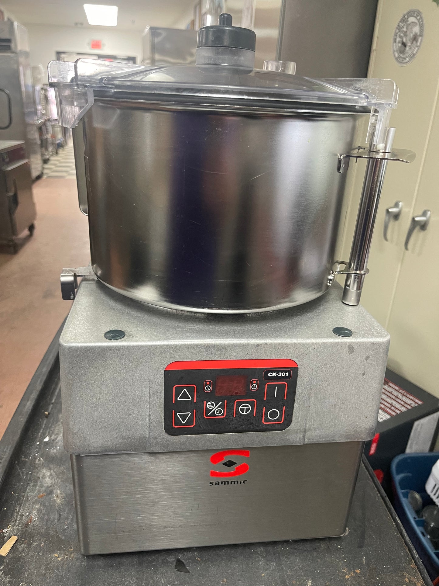 Used 5.8qt Sammic CK-301 Food Processor/Emulsifier w/ 9-1/2" Diameter Bowl 2HP 120V