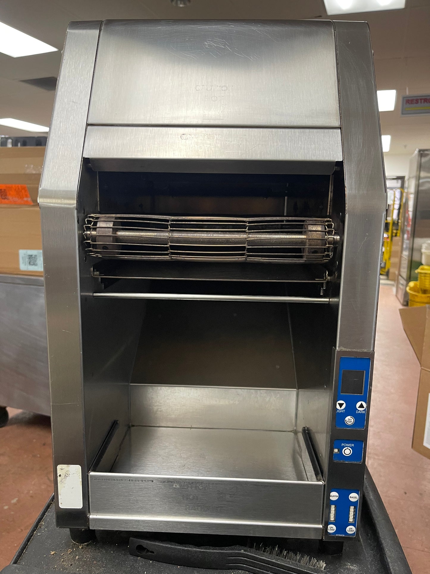 Used Antunes RT-2 Countertop Conveyor Radiant English Muffin Bagel Toaster, 208V 5 kW