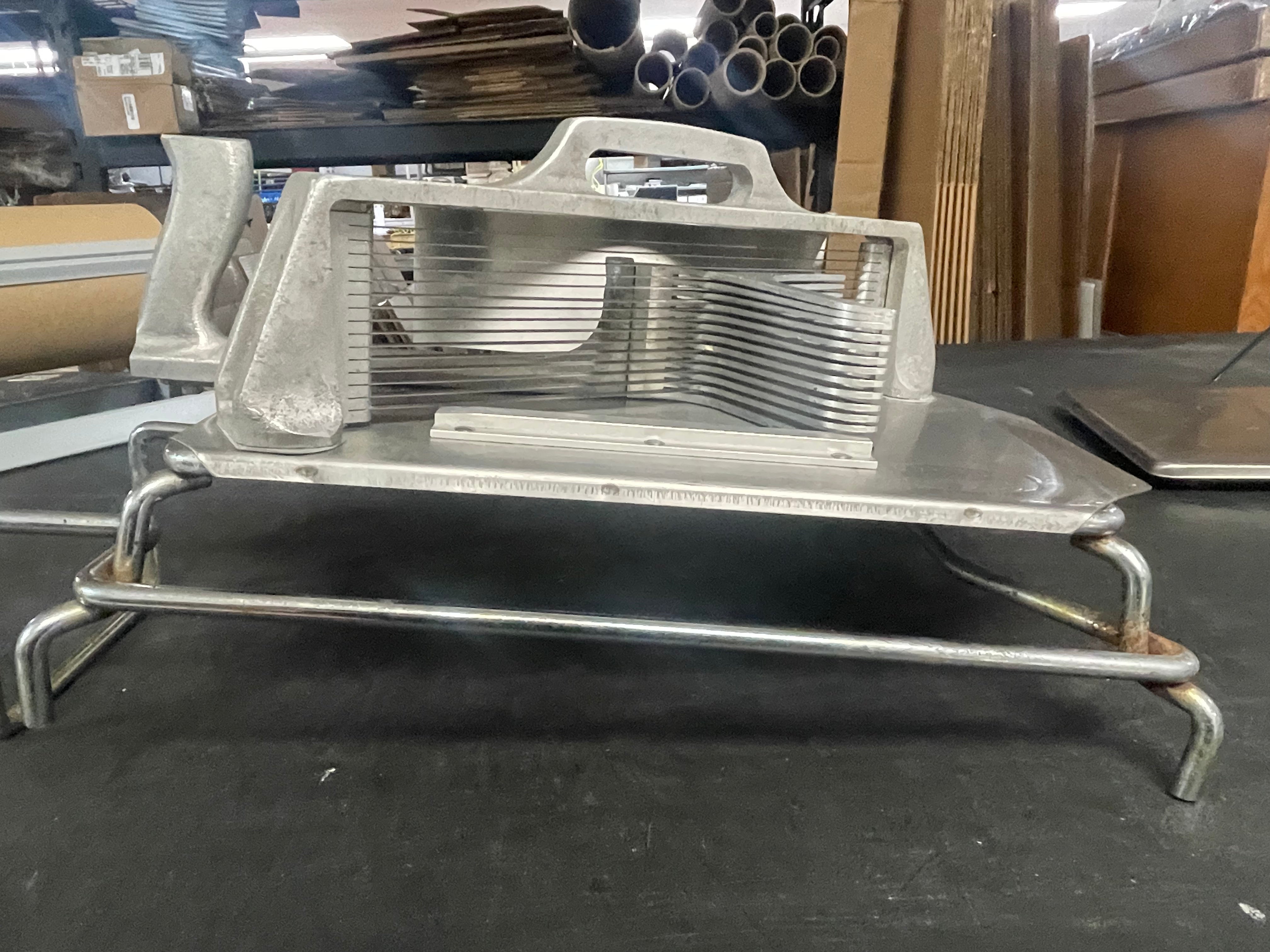 Used Tomato Tamer Commercial Tomato Slicer 3/16 Inch Slices.