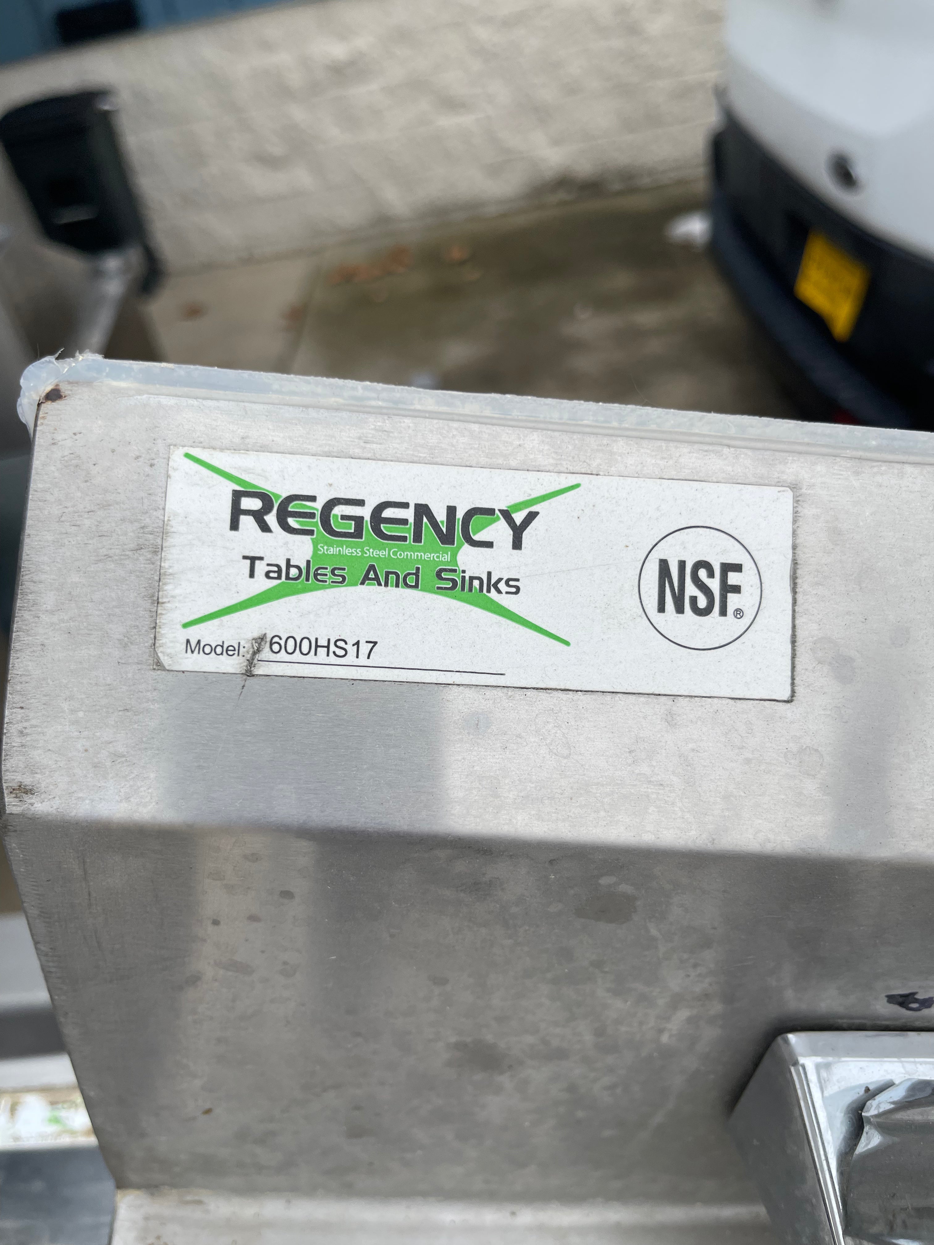 Used Regency 17" x 15" Wall Mounted Hand Sink with Gooseneck Faucet - SS290