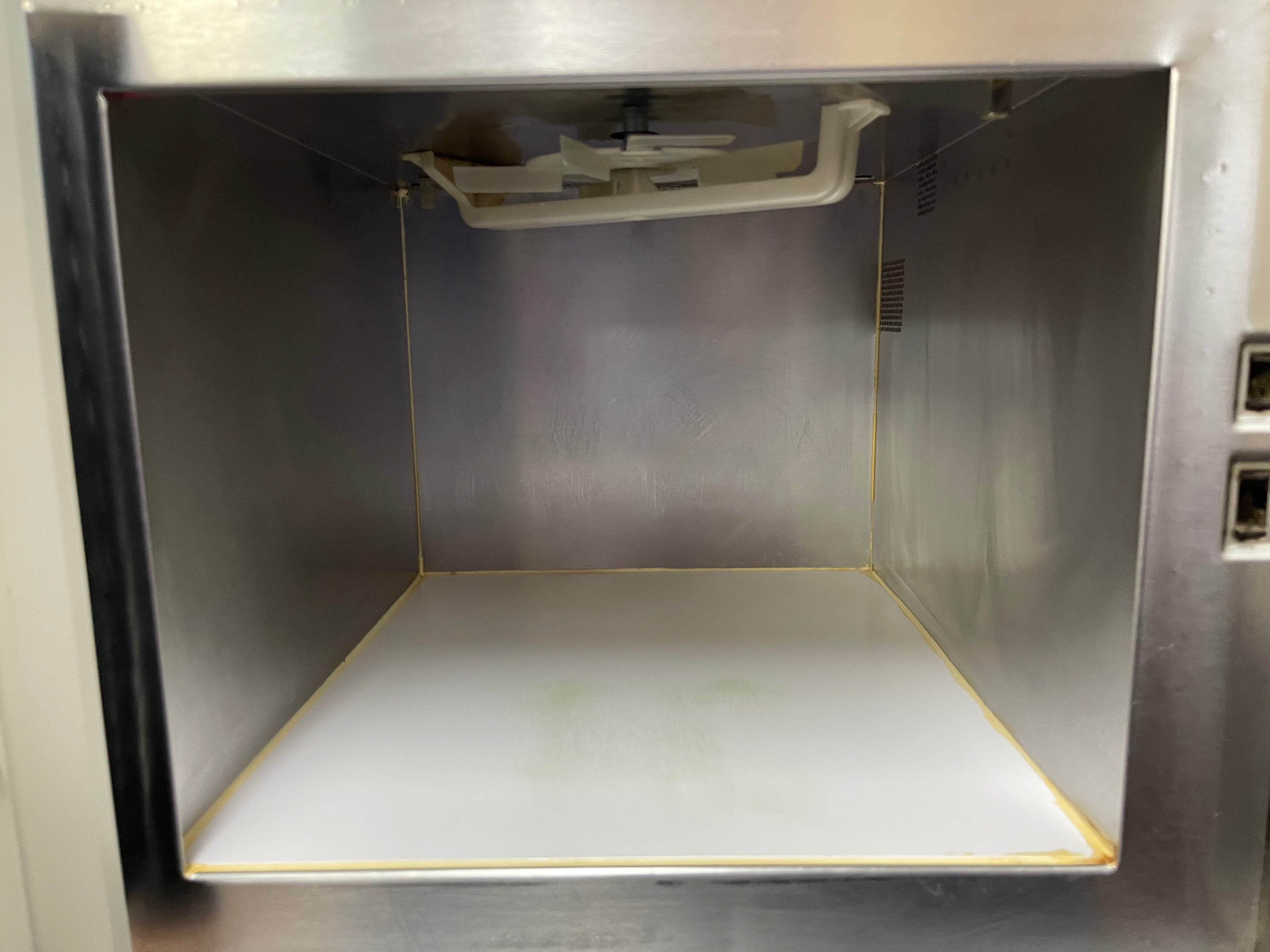 Used Amana RFS10SW2 1000W Stainless Commercial Push Button Microwave 120V