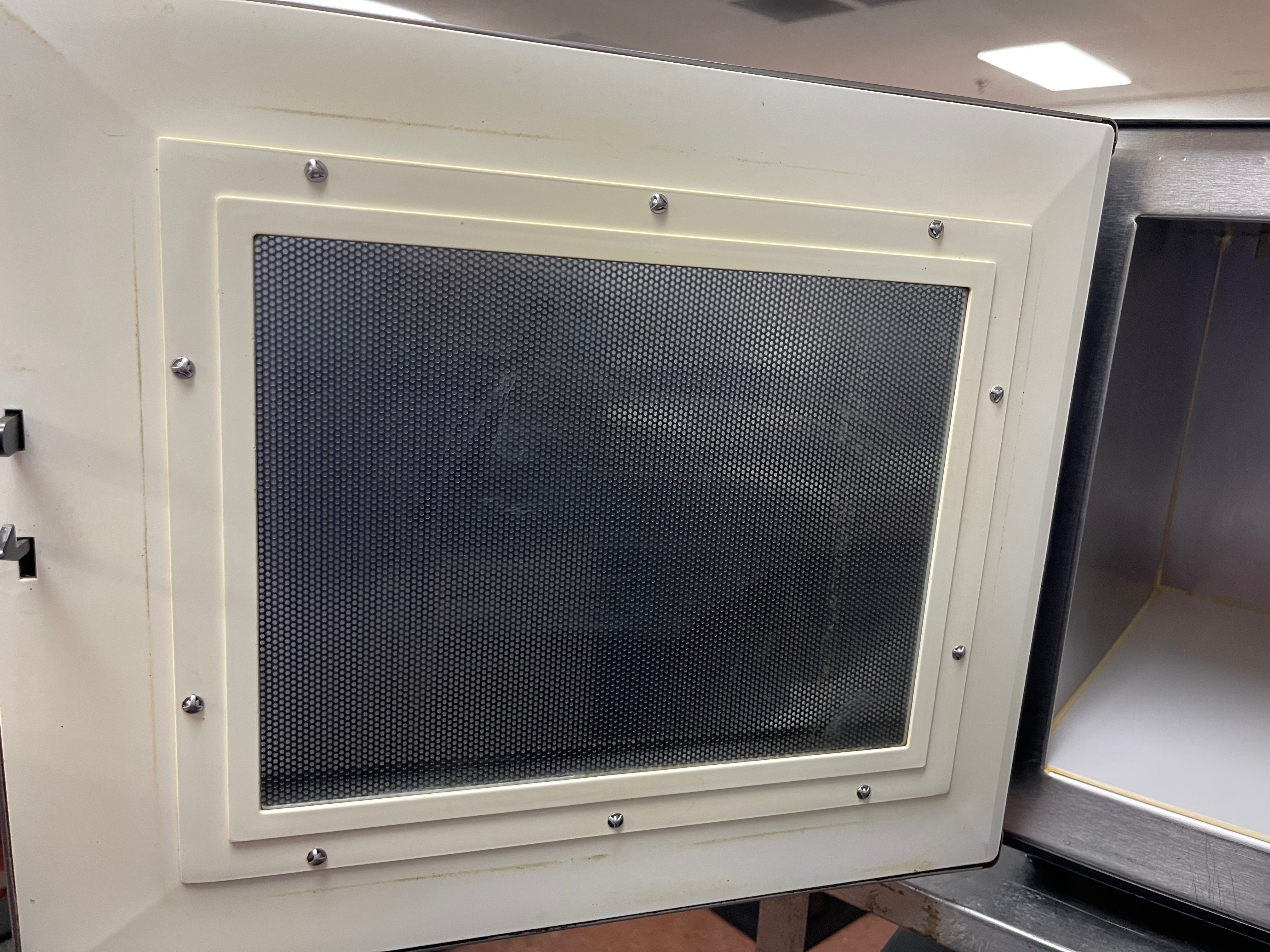 Used Amana RFS10SW2 1000W Stainless Commercial Push Button Microwave 120V