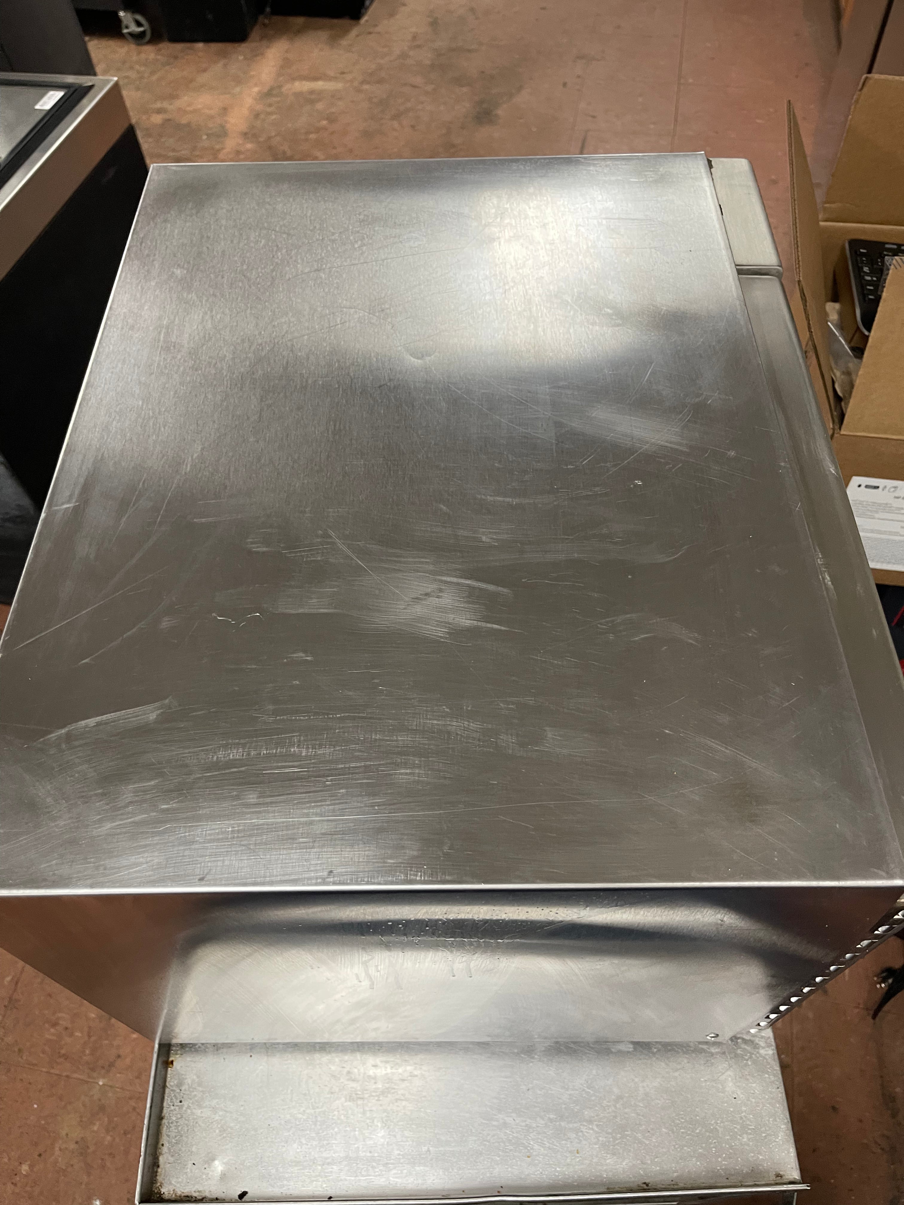 Used Amana RFS10SW2 1000W Stainless Commercial Push Button Microwave 120V