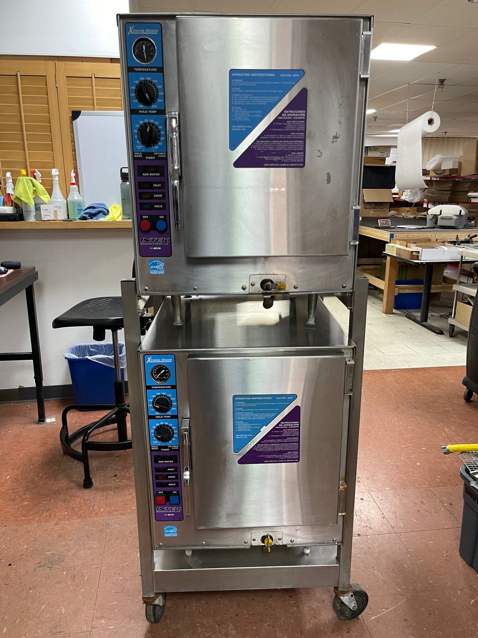 Used Groen XS - 480 - 12 - 3 Intek Commercial Electric Convection Steamer Ovens 480V As - Is - Falcon Restaurant Supply - 1