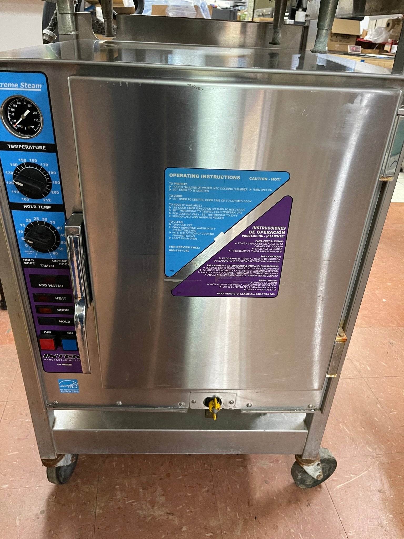 Used Groen XS - 480 - 12 - 3 Intek Commercial Electric Convection Steamer Ovens 480V As - Is - Falcon Restaurant Supply - 3