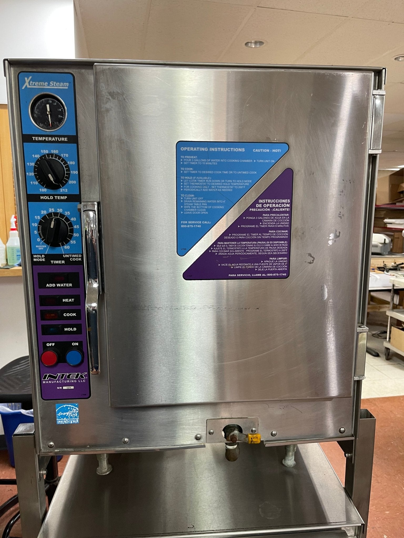 Used Groen XS - 480 - 12 - 3 Intek Commercial Electric Convection Steamer Ovens 480V As - Is - Falcon Restaurant Supply - 4