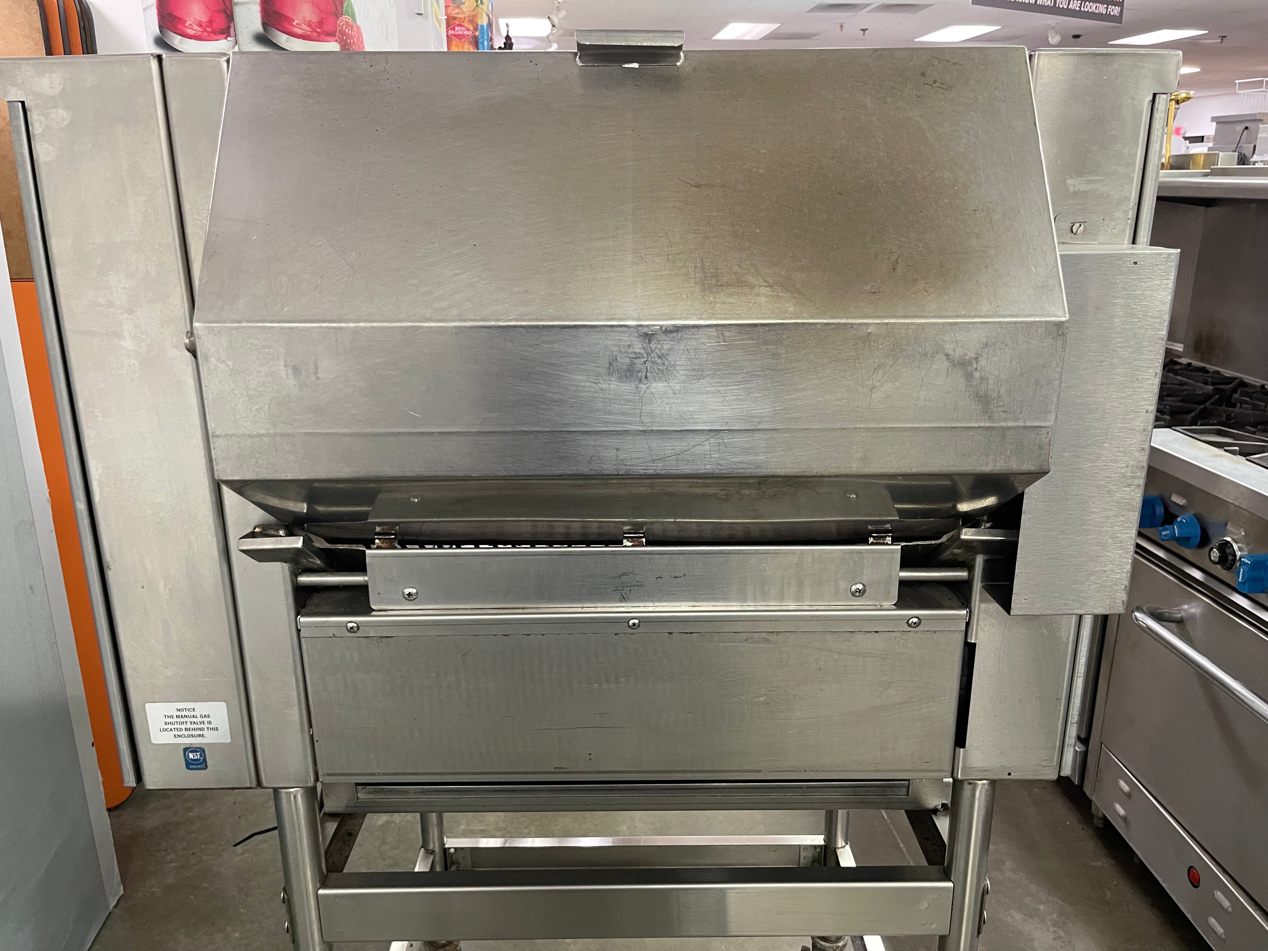 Used Marshall FR1212BG Natural Gas Conveyor Auto Broiler 140.000BTU