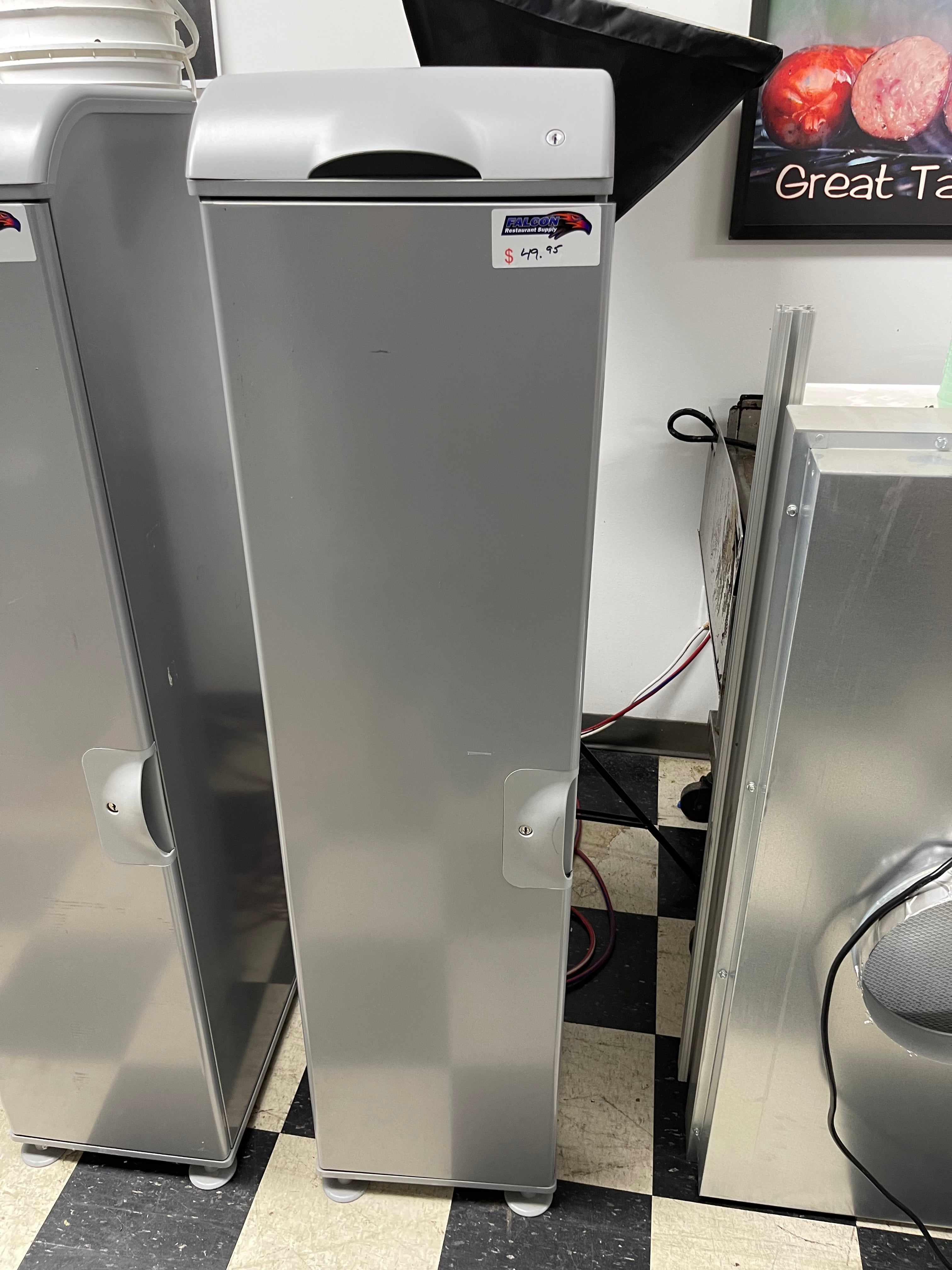 Used Employee Storage Locker with Shelves