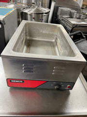 Used Nemco 6055A 12" x 20" Stainless Countertop Food Warmer - 120V, 1200W