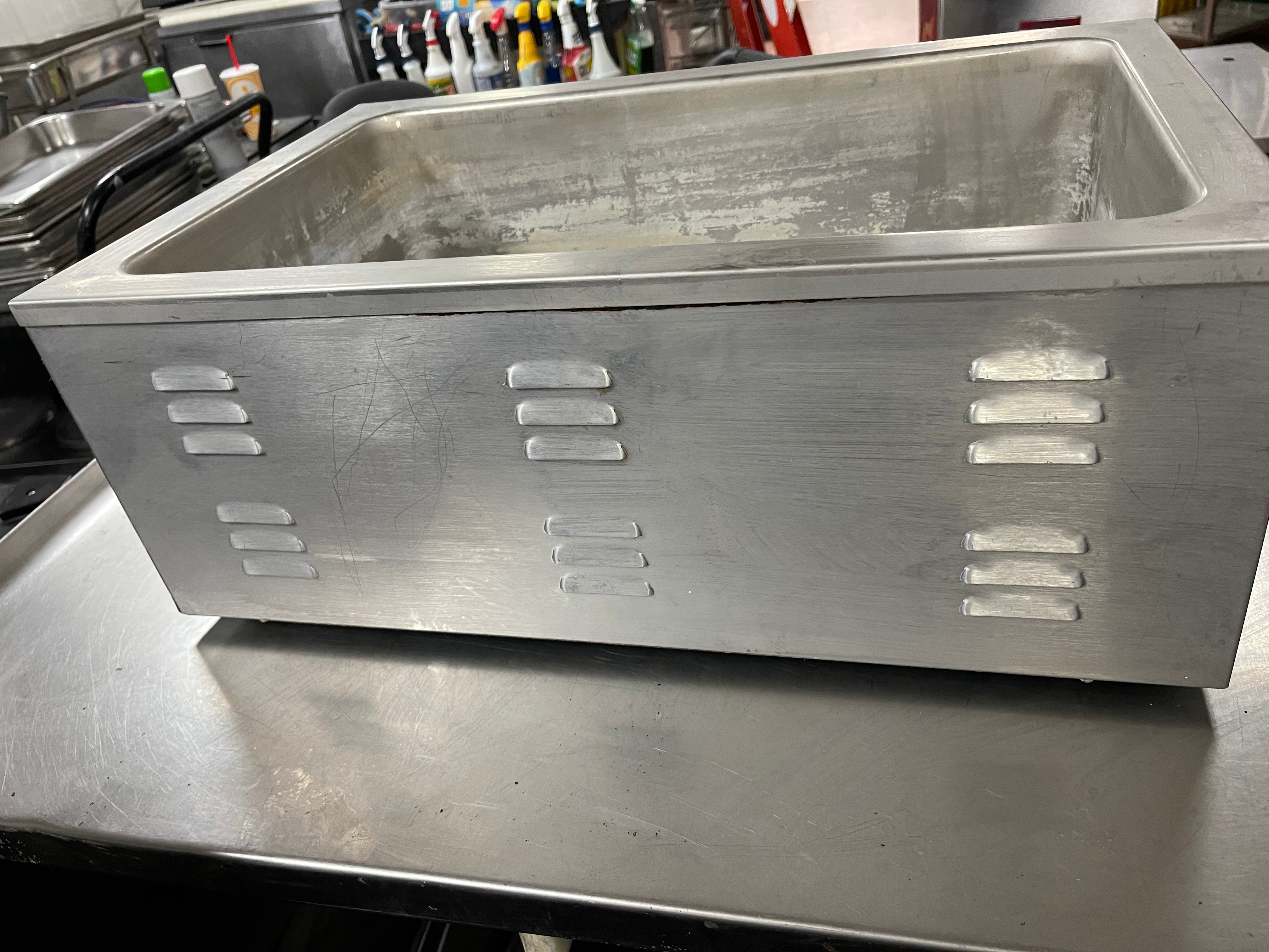 Used Nemco 6055A 12" x 20" Stainless Countertop Food Warmer - 120V, 1200W