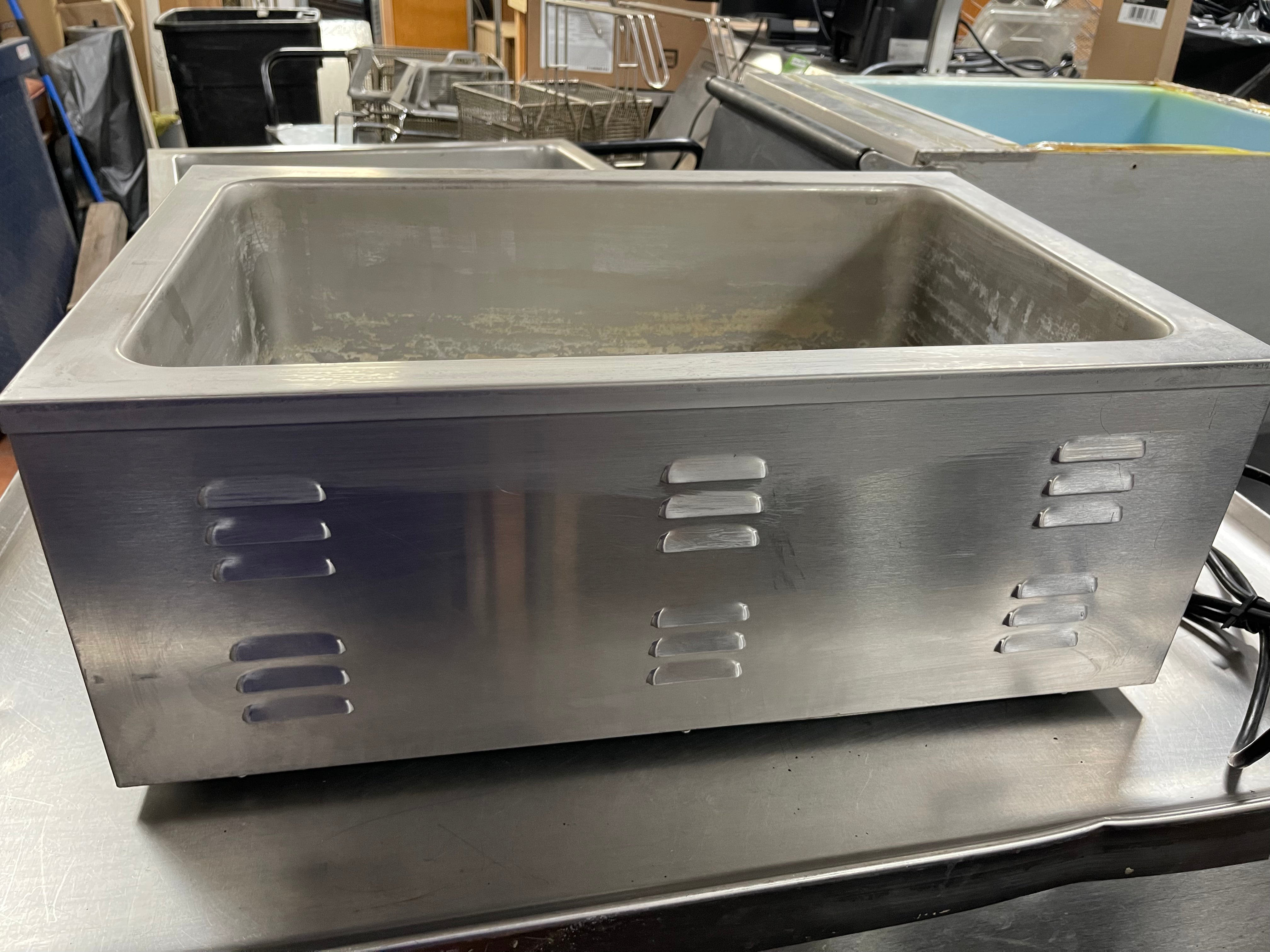 Used Nemco 6055A 12" x 20" Stainless Countertop Food Warmer - 120V, 1200W