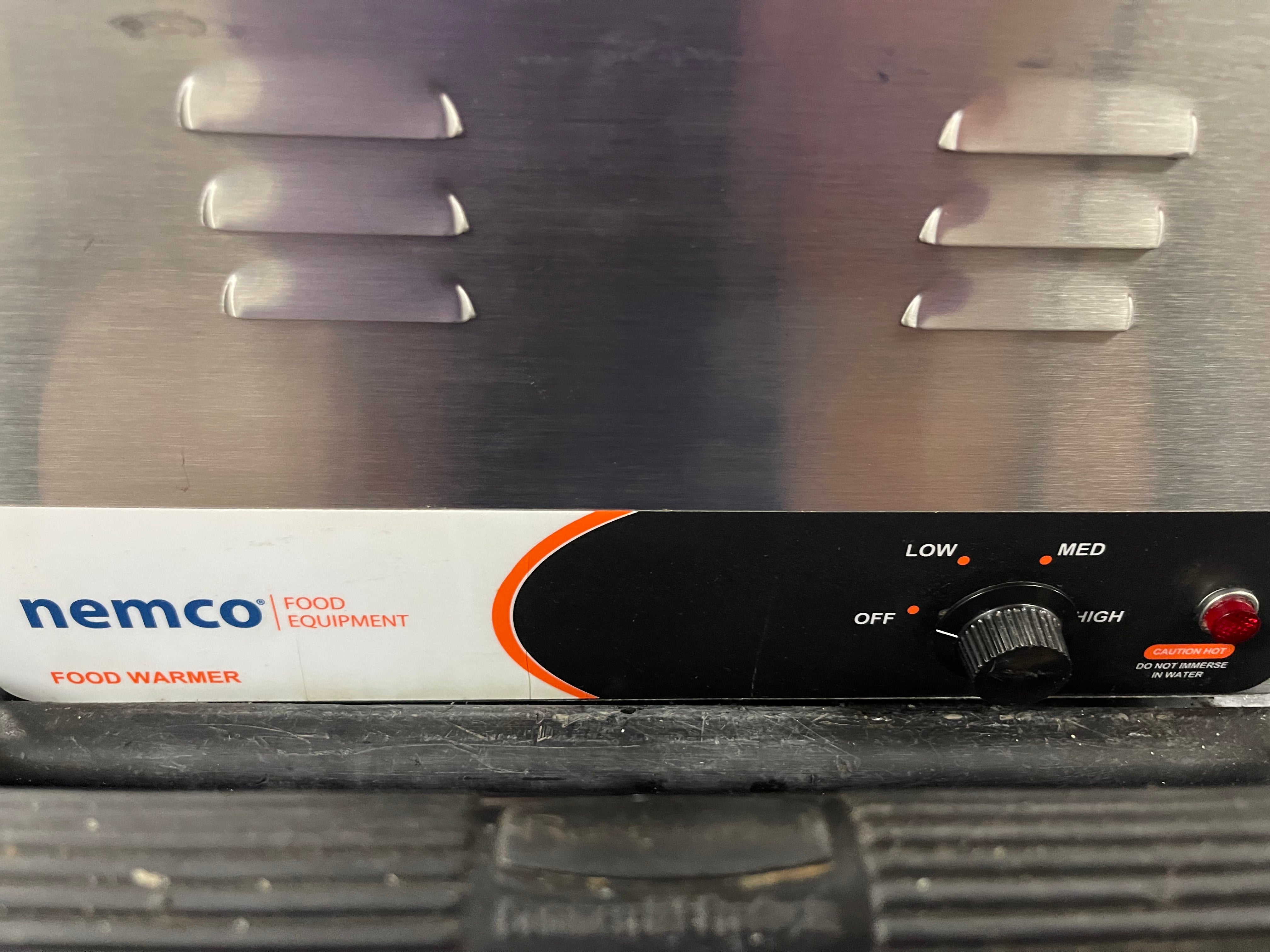 Used Nemco 6055A 12" x 20" Stainless Countertop Food Warmer - 120V, 1200W - 3