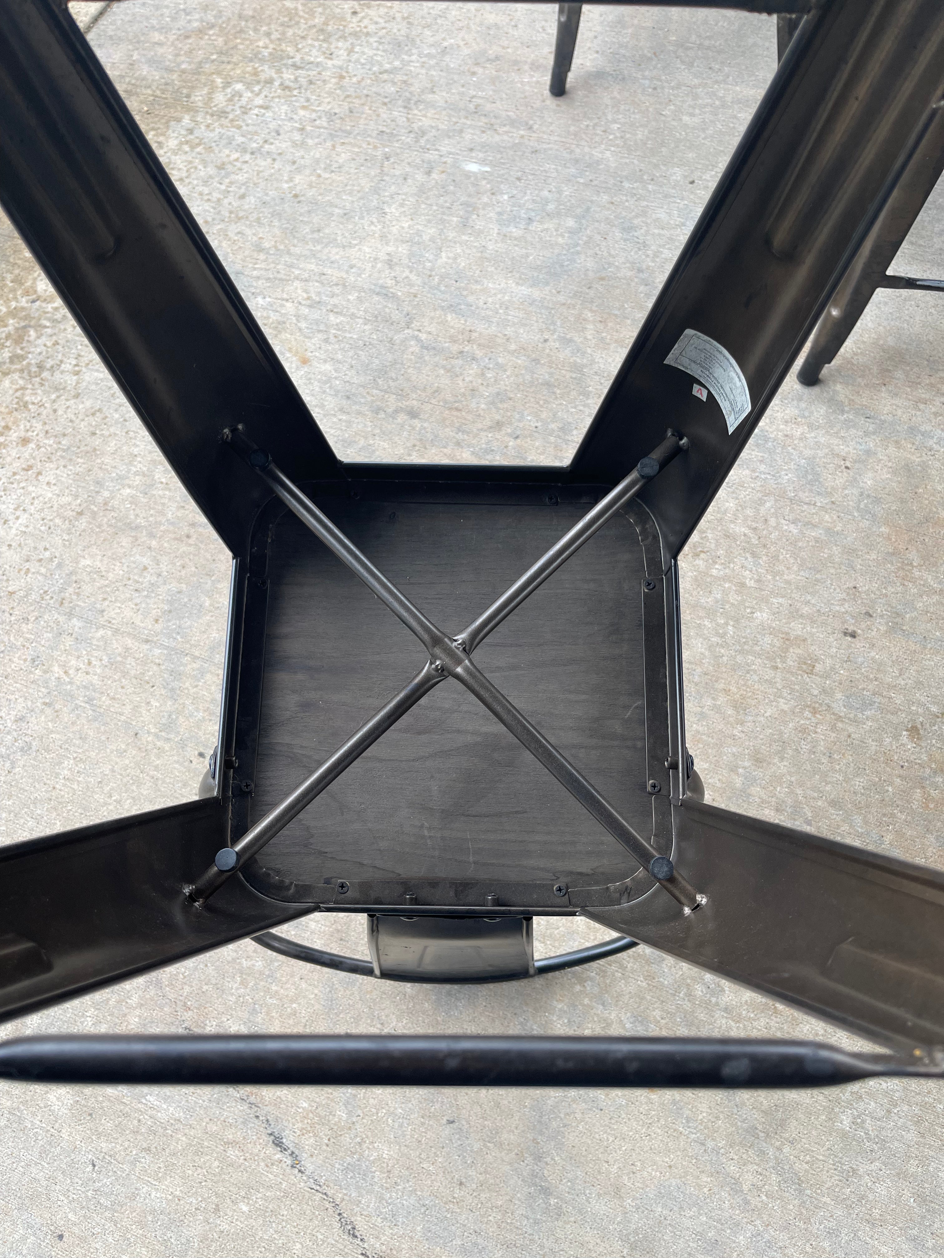 Used Dorel S004107 Counter Height Metal Stool Chair - SS291