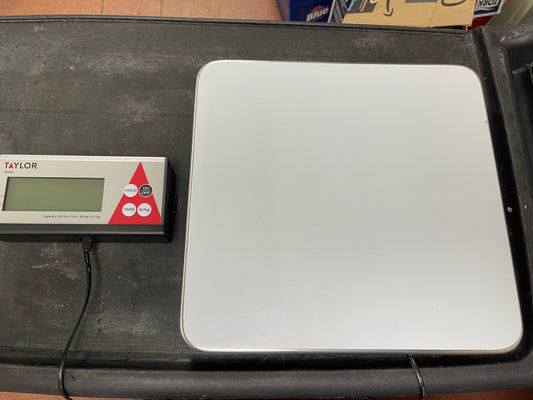 Used Taylor TE150 150 lb. Digital Receiving Scale with Remote Display