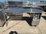 Used 74" Stainless Steel Drink Station Table - SS300
