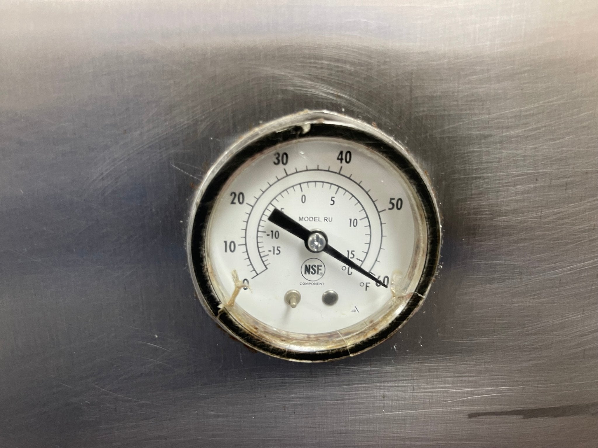 Used Silver King Majestic Refrigerated Milk Dispenser Triple Valve 120V SK15MAJ - Falcon Restaurant Supply - 3