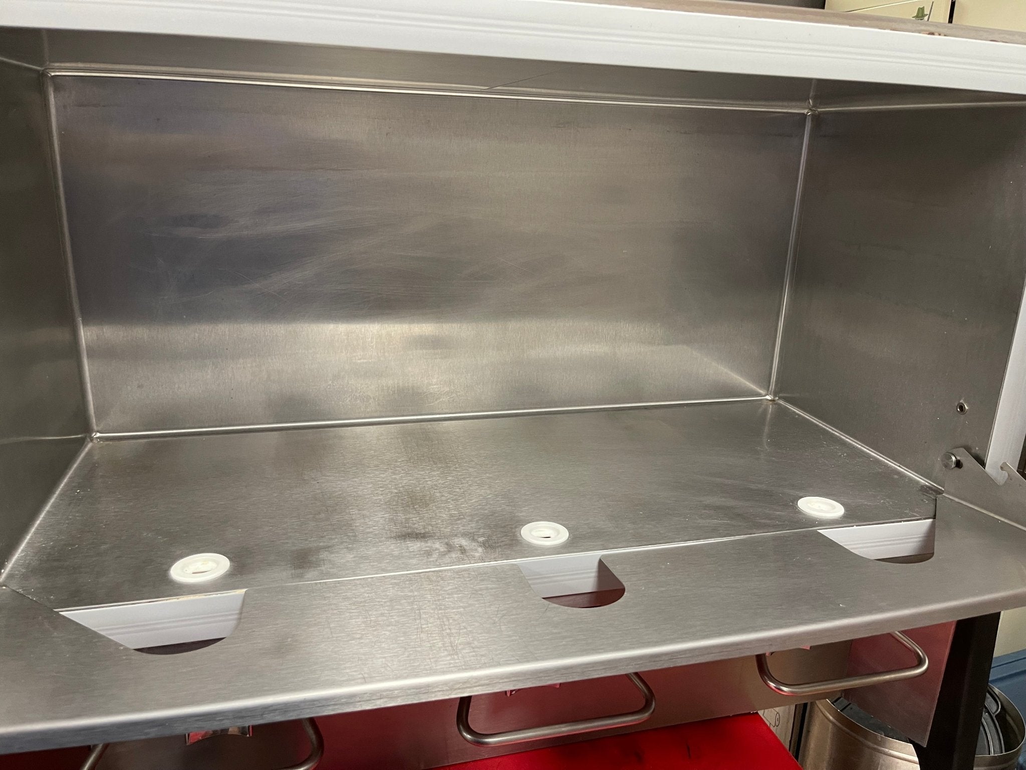 Used Silver King Majestic Refrigerated Milk Dispenser Triple Valve 120V SK15MAJ - Falcon Restaurant Supply - 11