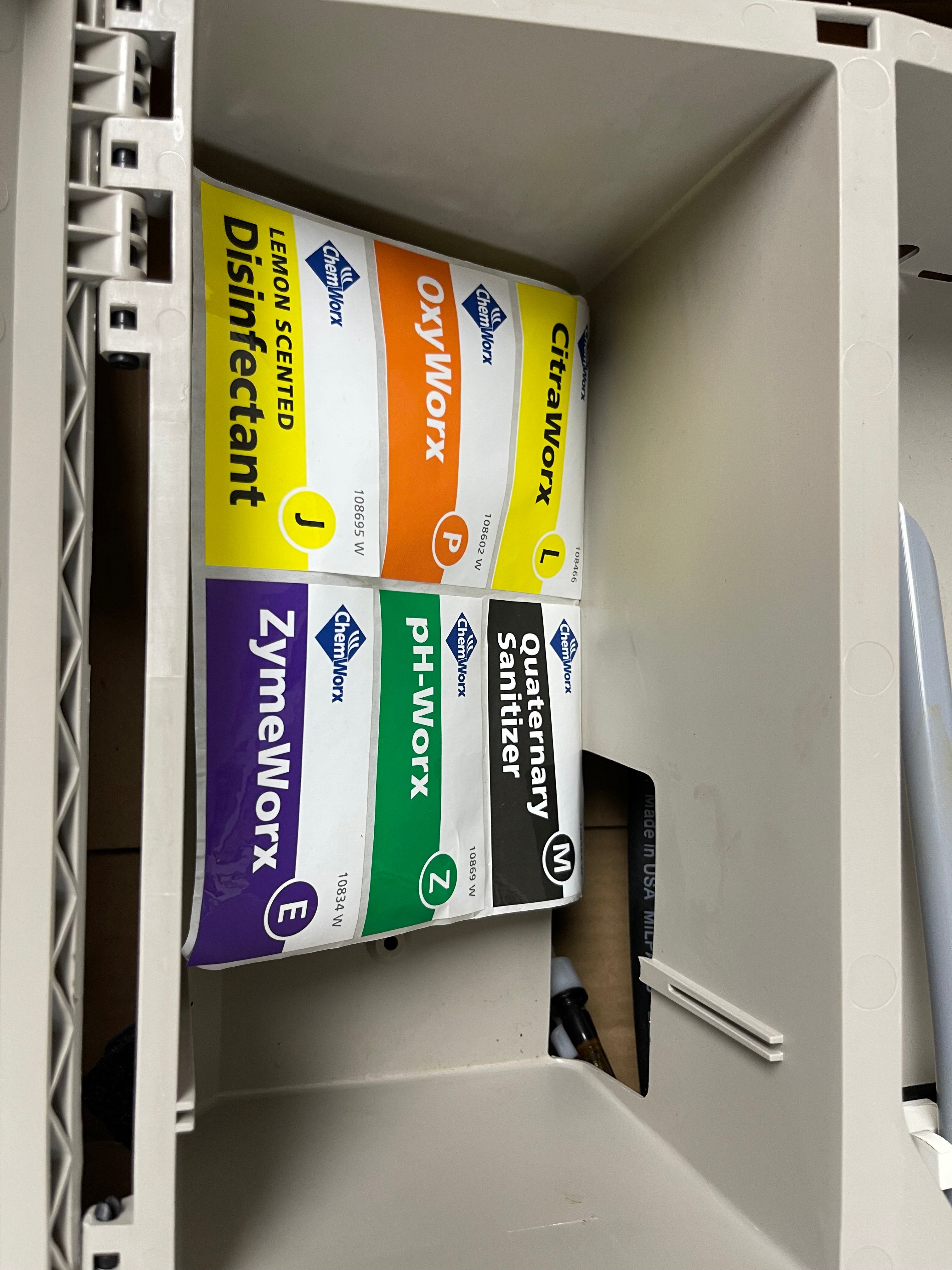 New ChemWorx Wall Mount Commercial Cleaning Chemical Dispenser Mixer