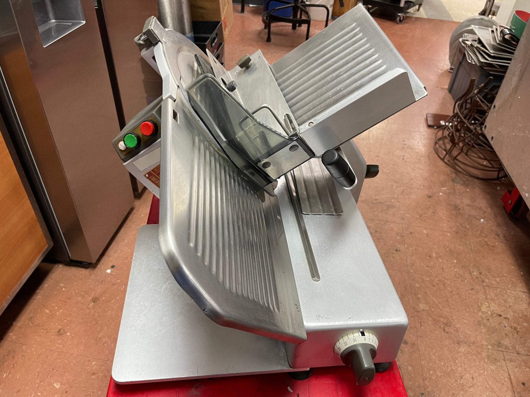 Used Bizebra SE 8 13” Professional Manual Commercial Deli Meat Slicer 120V