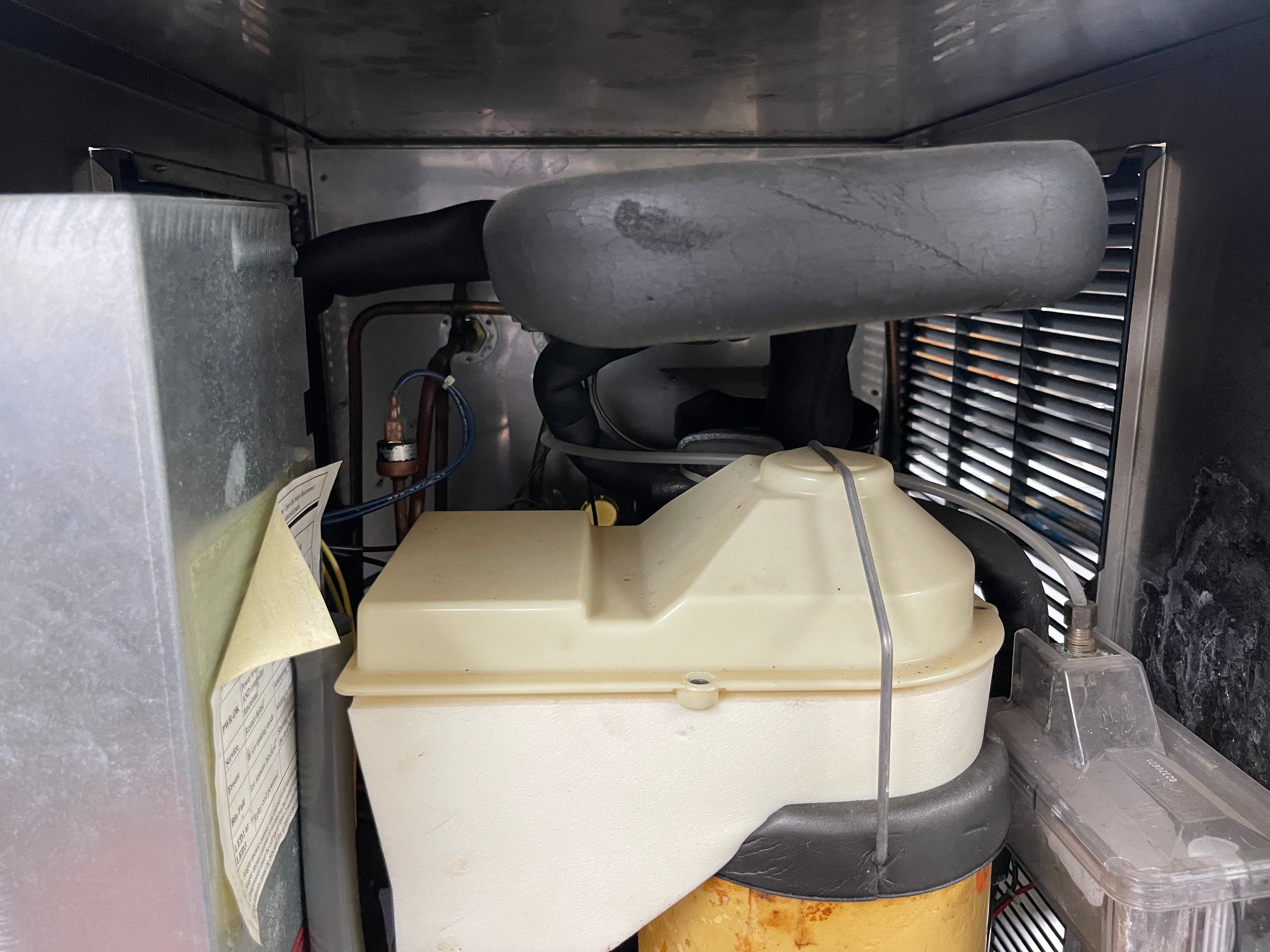 Used 21" Scotsman NME654RS-1B 615lb Nugget Ice Machine 115V with Condenser As-Is