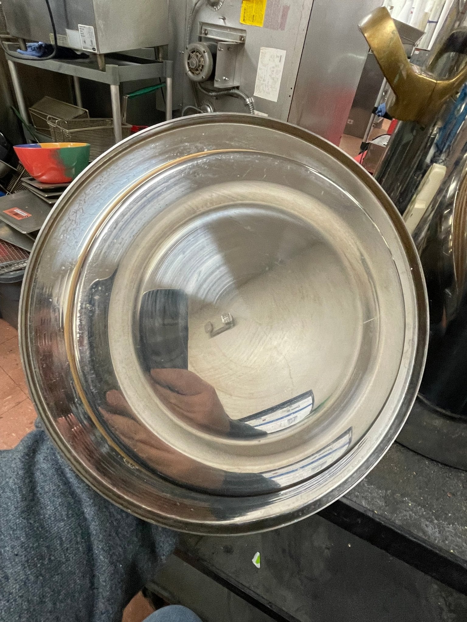 Used Eastern Stainless Steel/Brass Accents Insulated Beverage Coffee/Tea Urn 3 Gallon - Falcon Restaurant Supply - 5