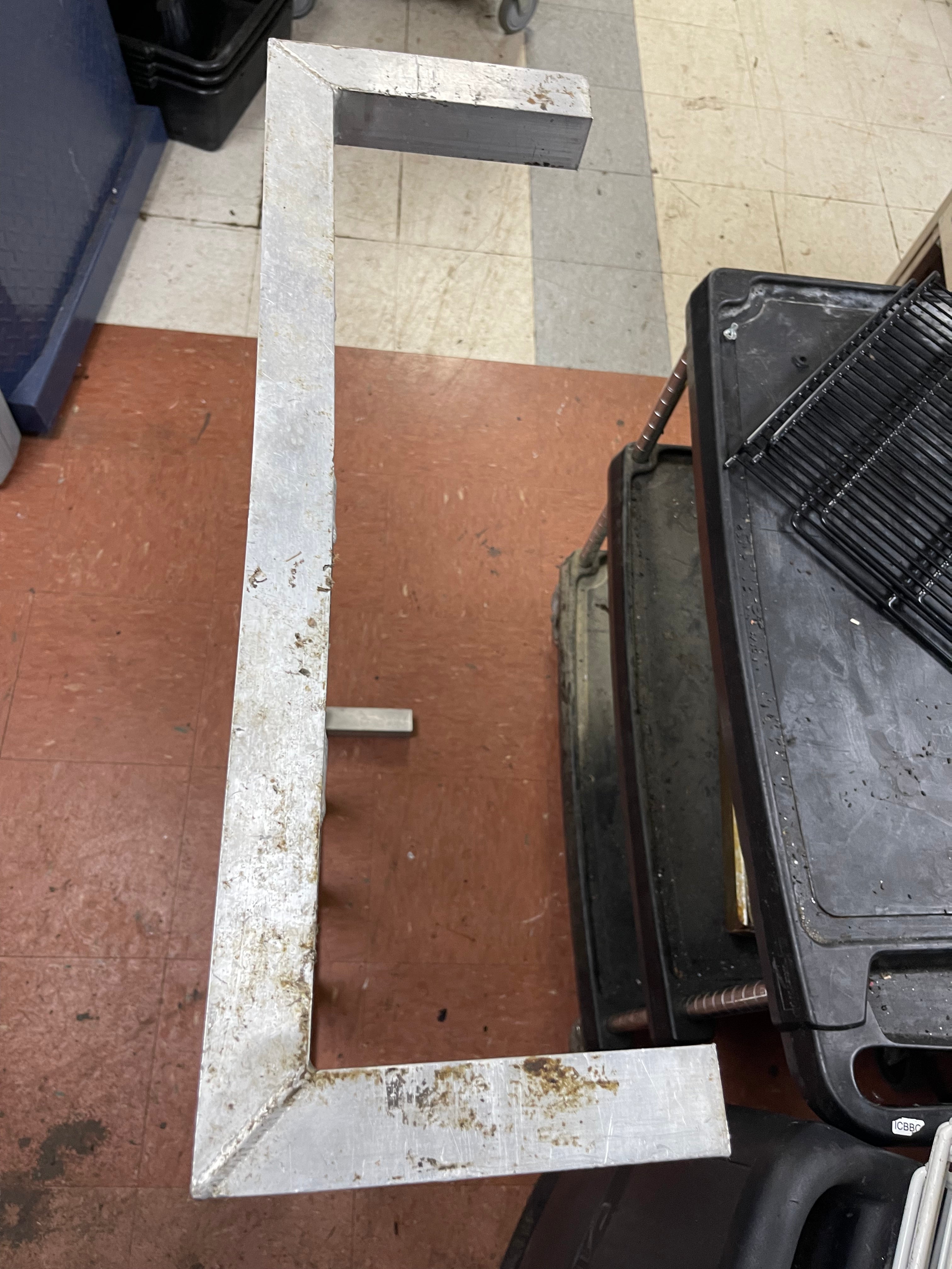 Used 48"x24"x8" Aluminum Dunnage Rack - SS304