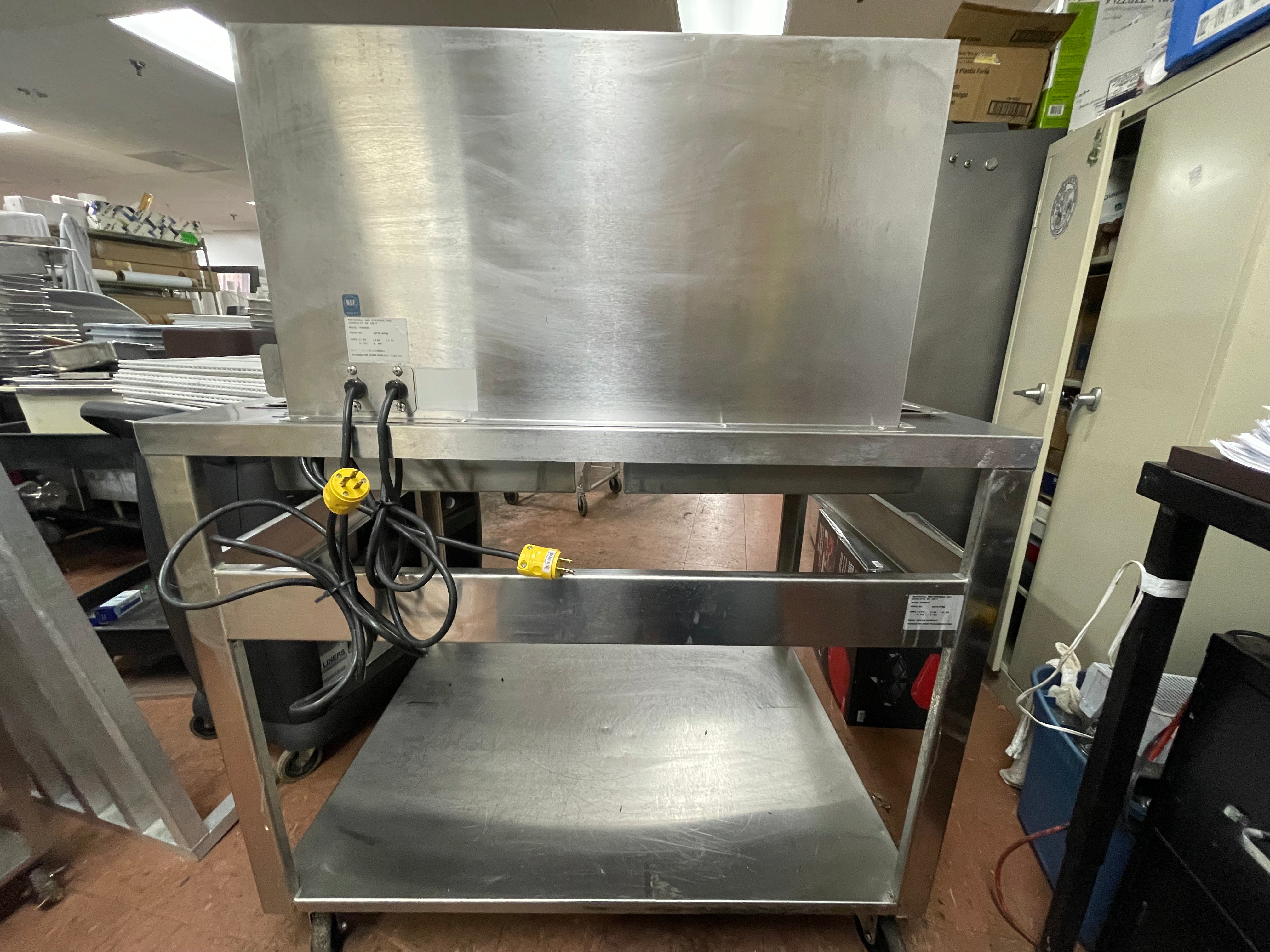 Used Marshall 145486SS Commercial Stainless Steel Deep Fryer Warming Dump Station 120V