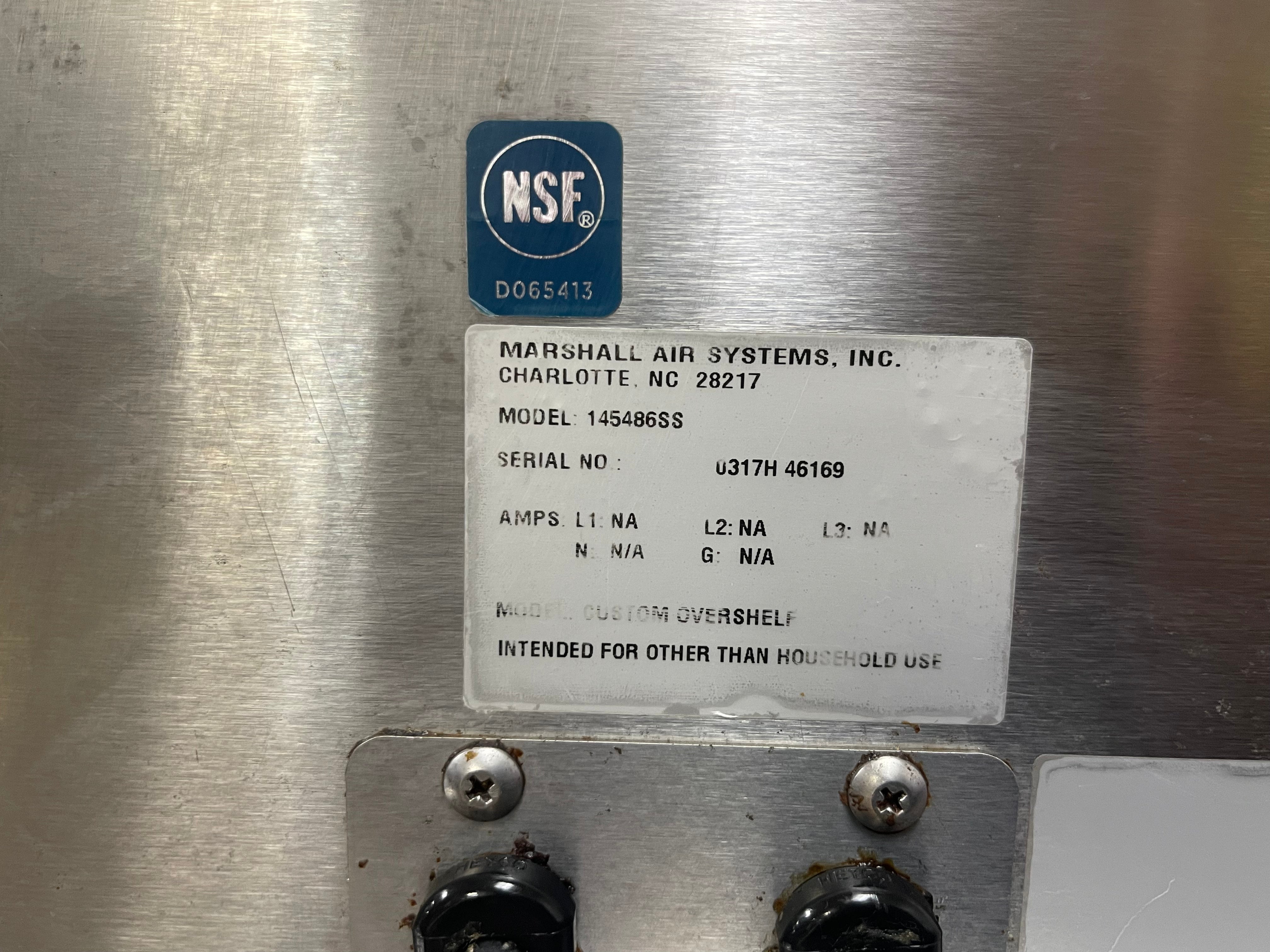 Used Marshall 145486SS Commercial Stainless Steel Deep Fryer Warming Dump Station 120V