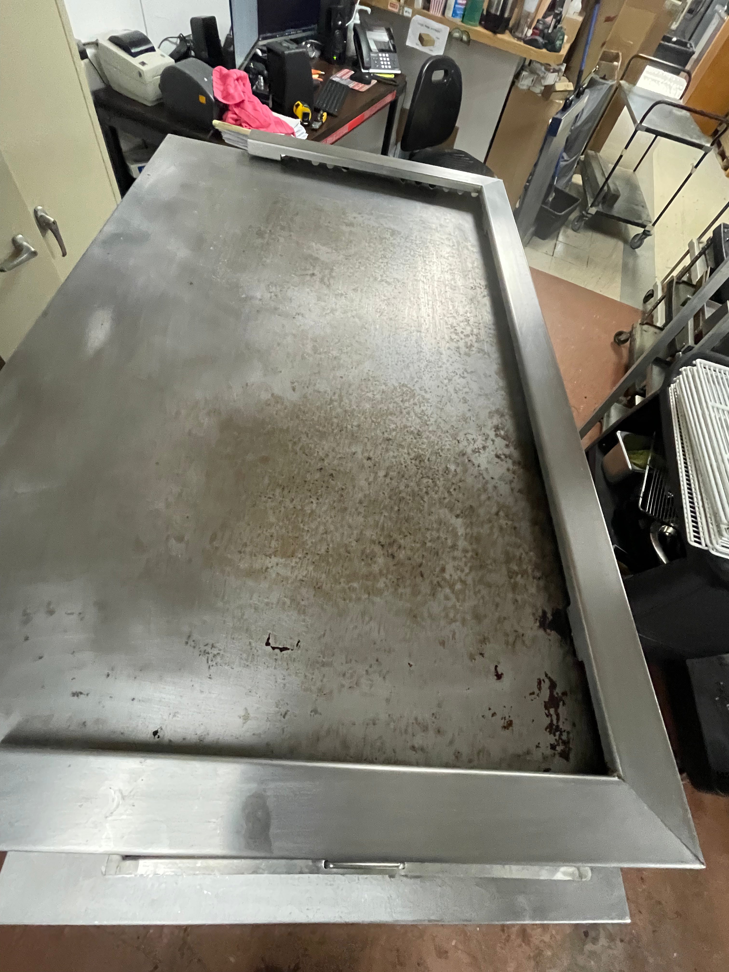 Used Marshall 145486SS Commercial Stainless Steel Deep Fryer Warming Dump Station 120V