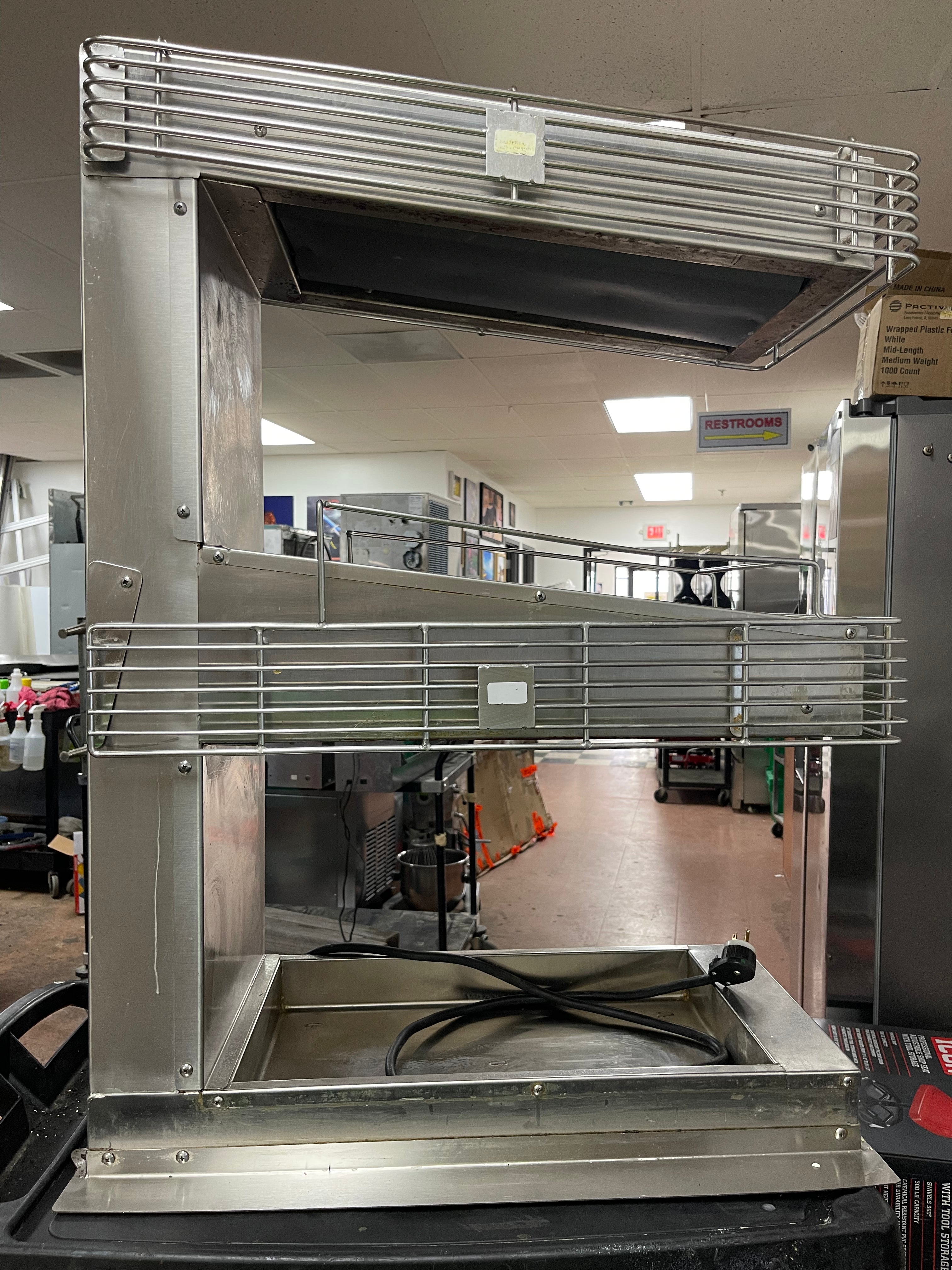 Used Franke HDH2 Stainless 2 Tier Food Holding Warmer Fryer Dump Station 120V