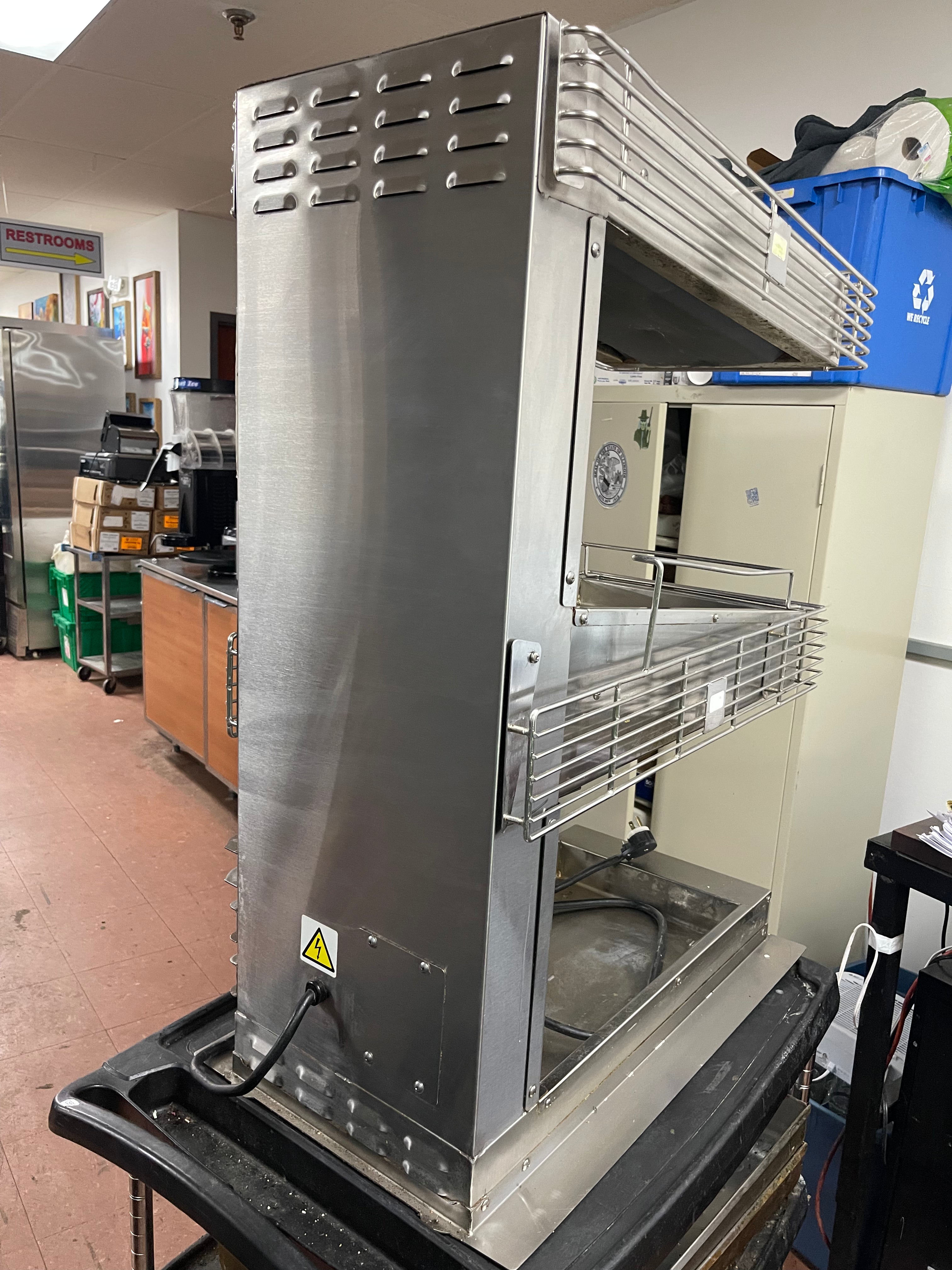 Used Franke HDH2 Stainless 2 Tier Food Holding Warmer Fryer Dump Station 120V