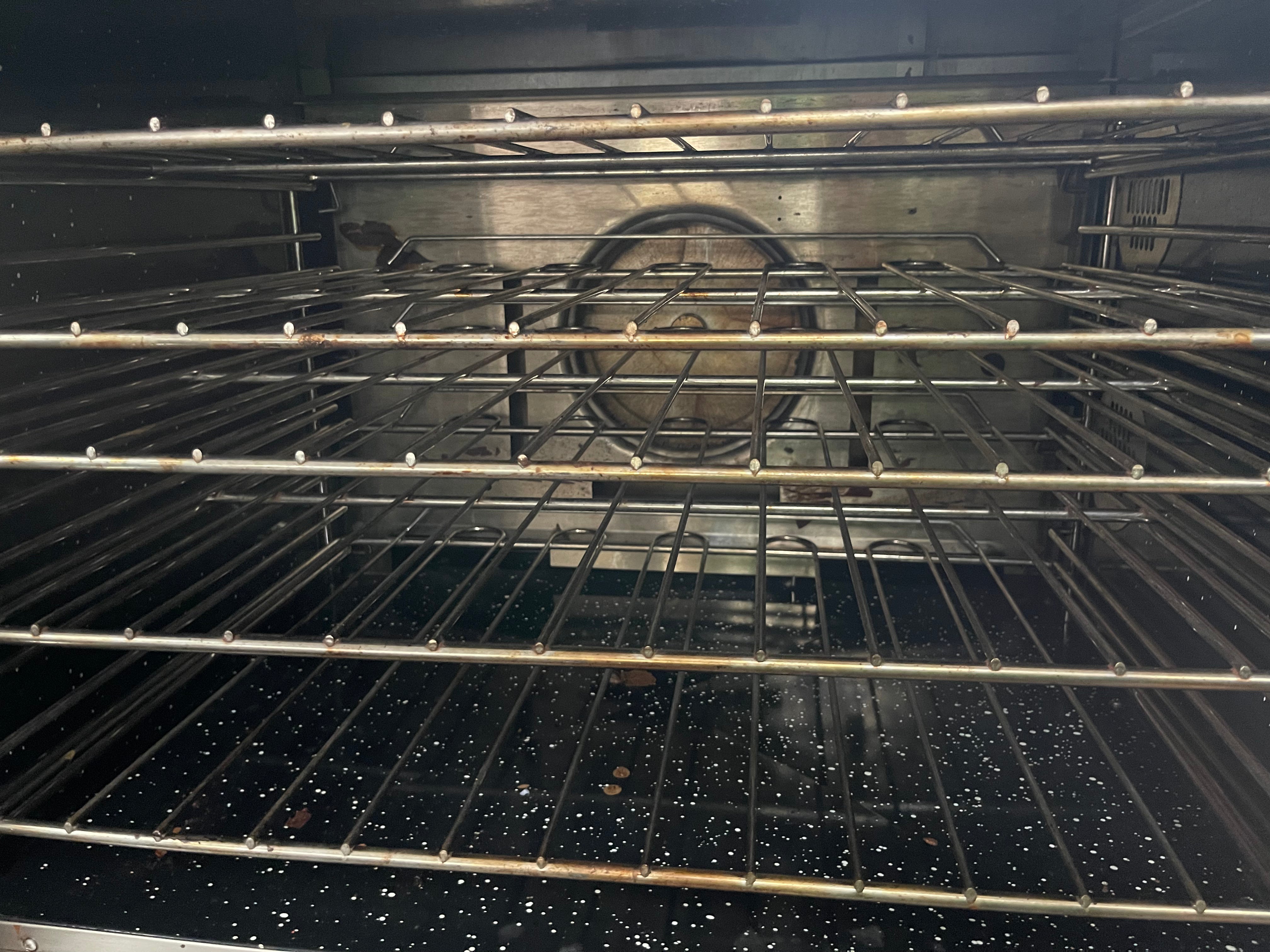 Used Lang ECCO-AP Double Deck Full Size Electric Convection Oven 480V 3PH As-Is