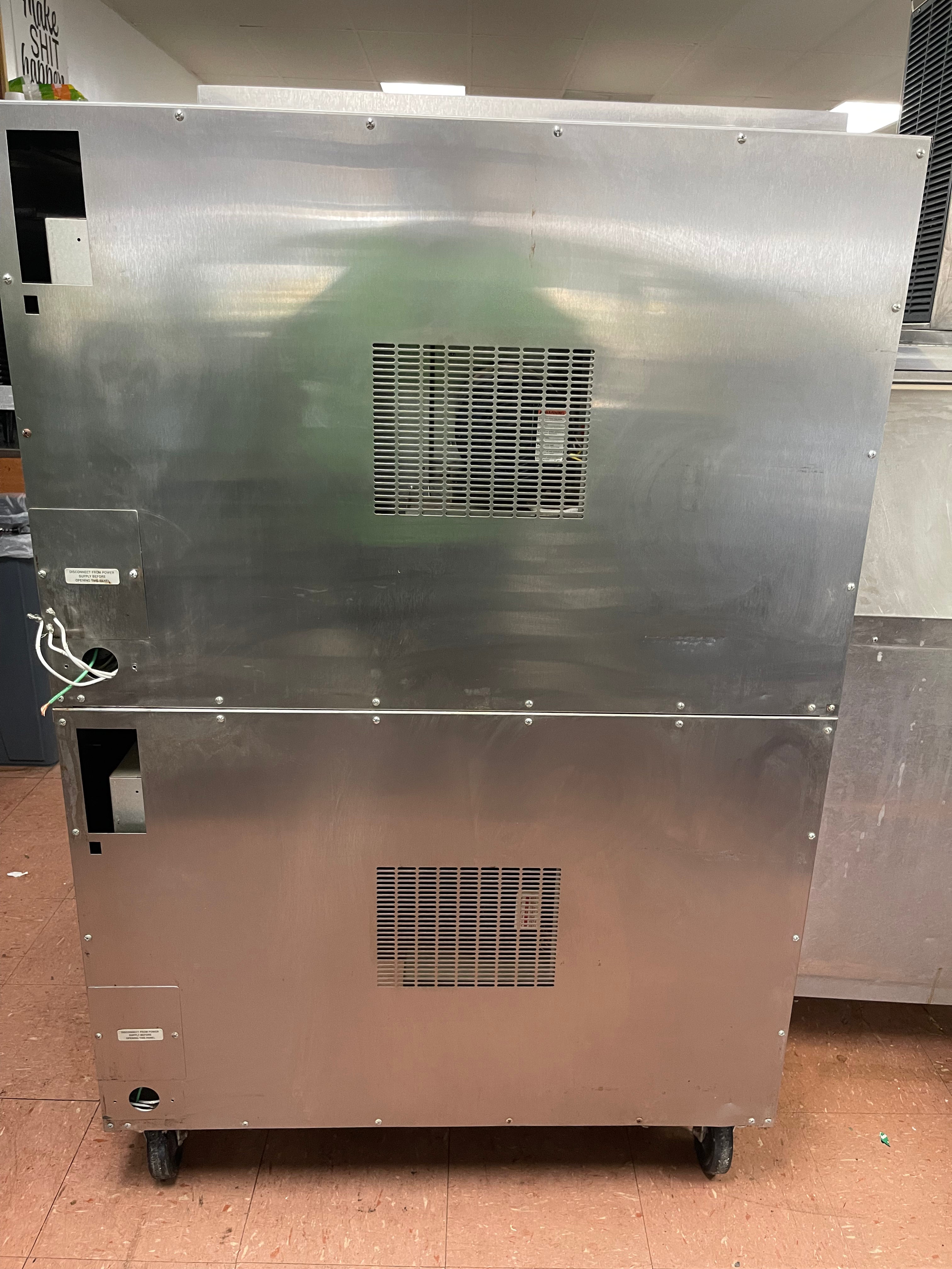 Used Lang ECCO-AP Double Deck Full Size Electric Convection Oven 480V 3PH As-Is