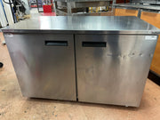 Used Delfield UC4048P 48″ W Under counter Commercial Stainless Refrigerator 2 Door 115v - Falcon Restaurant Supply - 1