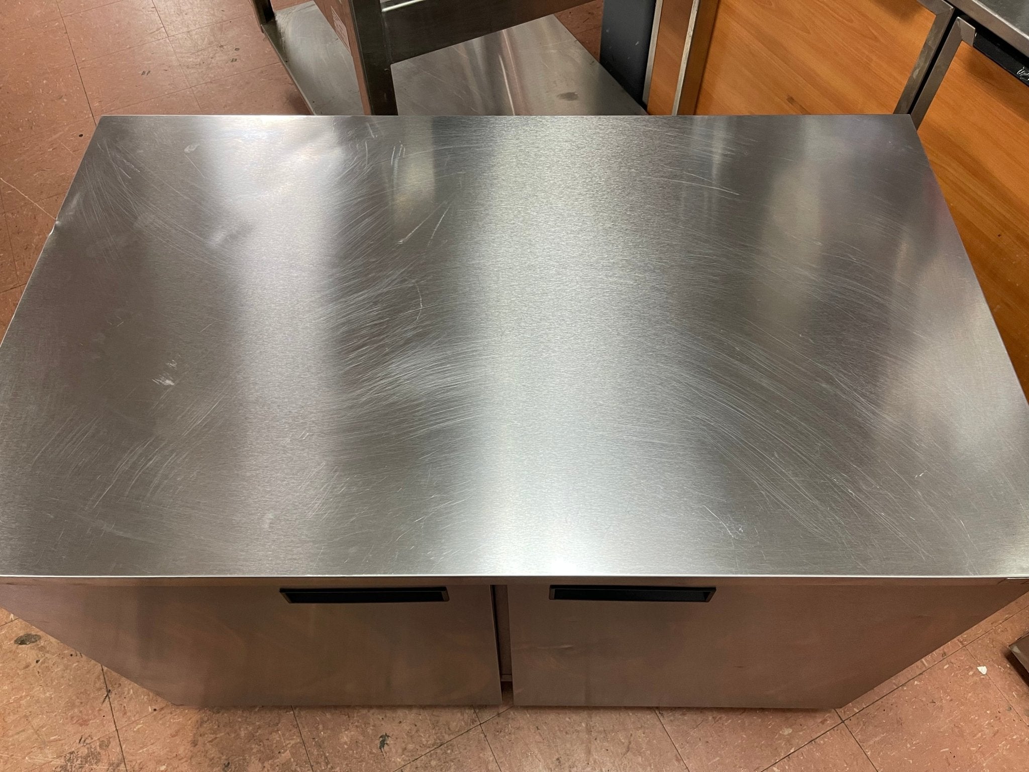 Used Delfield UC4048P 48″ W Under counter Commercial Stainless Refrigerator 2 Door 115v - Falcon Restaurant Supply - 3